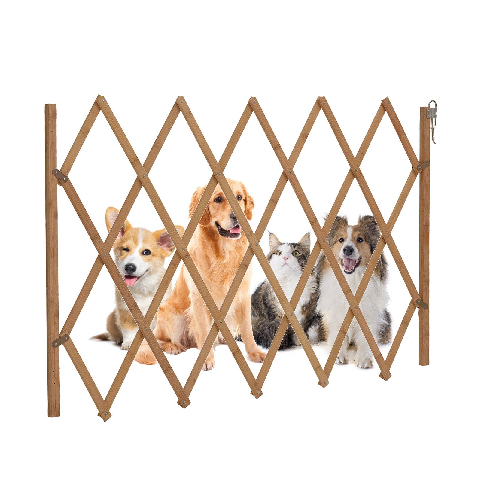 Youyijia Lattenzaun Dog Barrier Mounting Material 75 x 105 cm