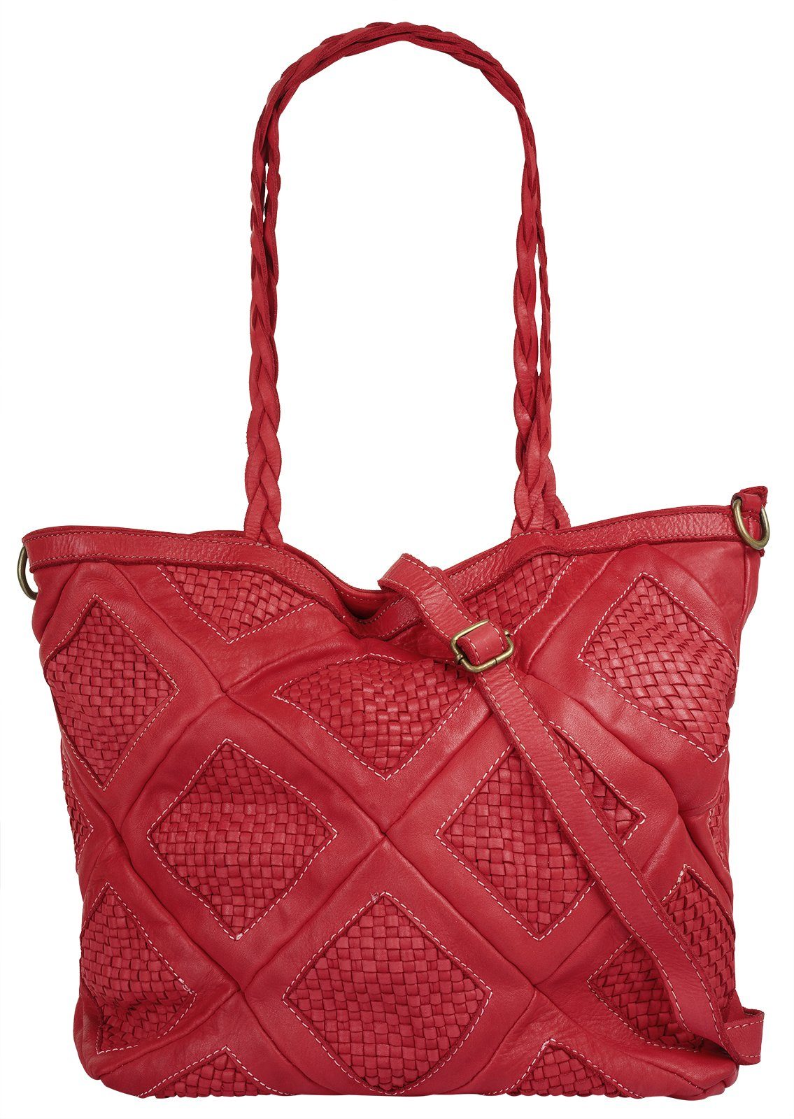 Samantha Look Shopper, echt Leder, Made in Italy