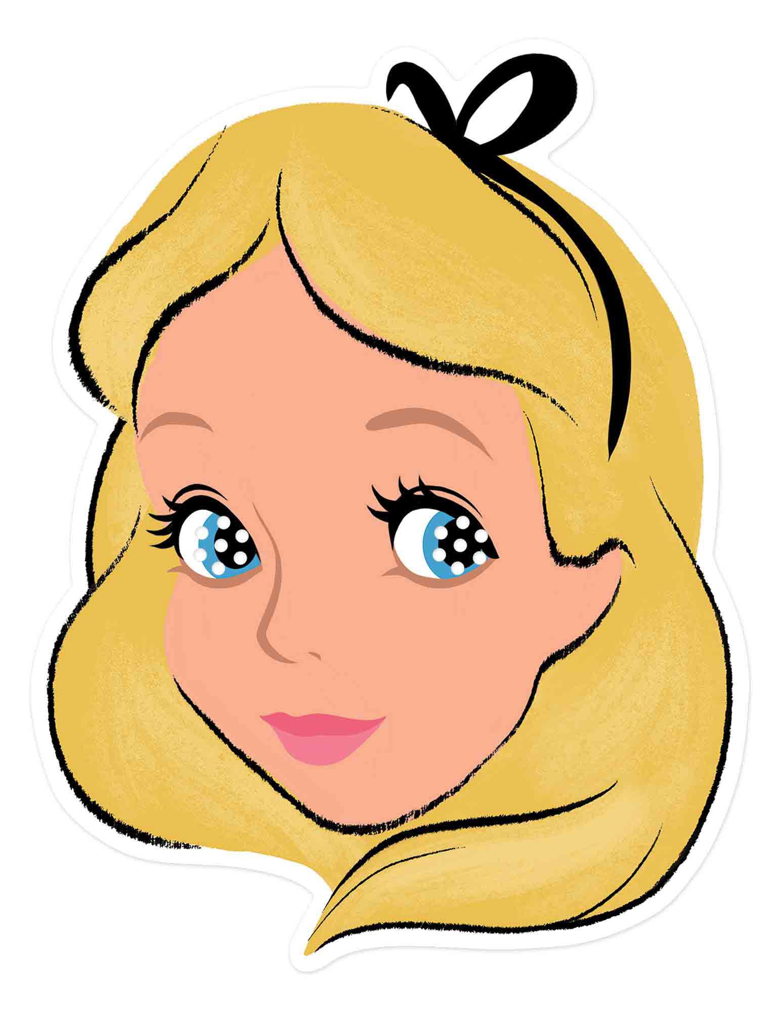 Verkleidungsmaske Disney - Masken - Alice Maske