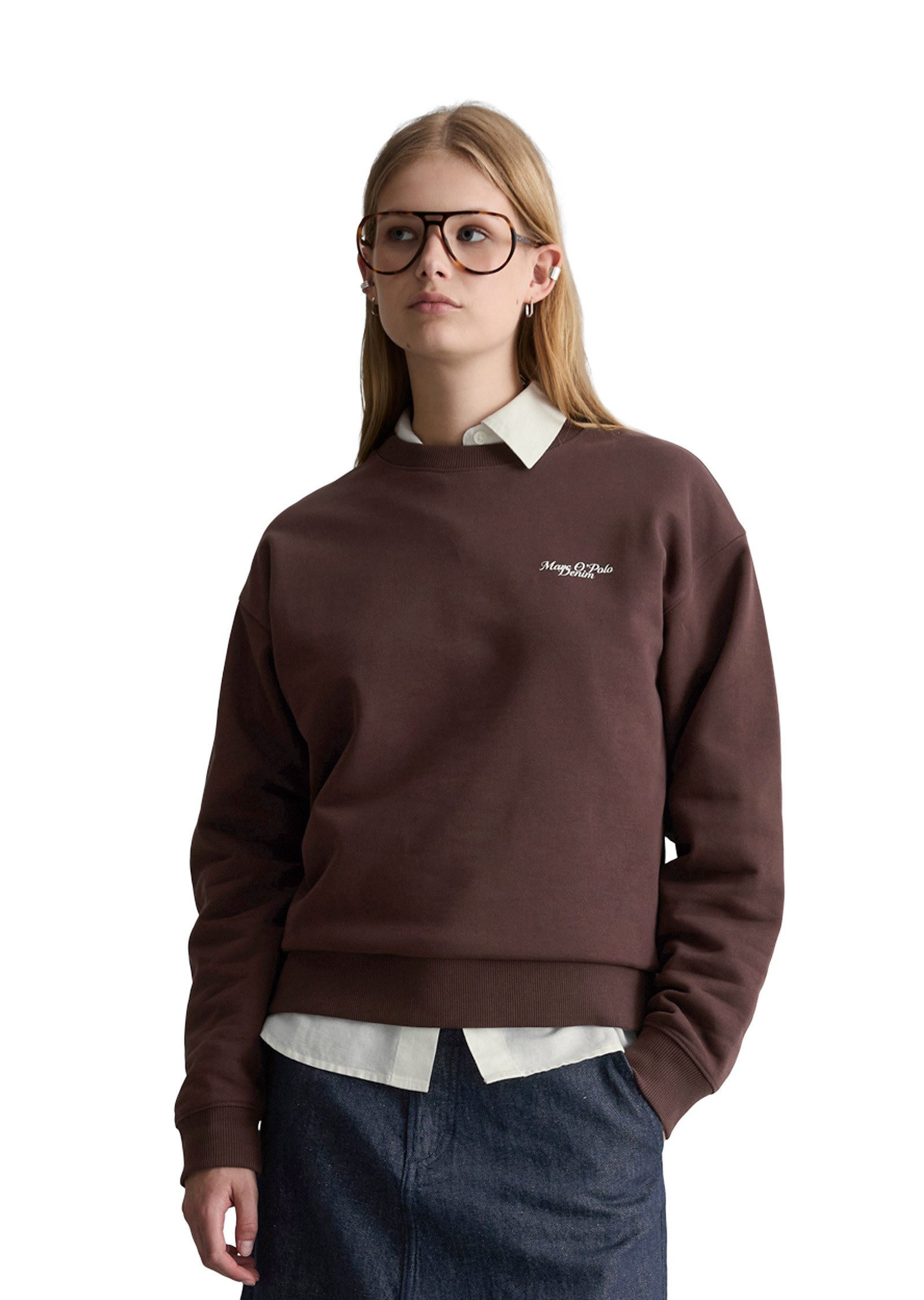Marc O'Polo DENIM Sweatshirt aus softem French Terry