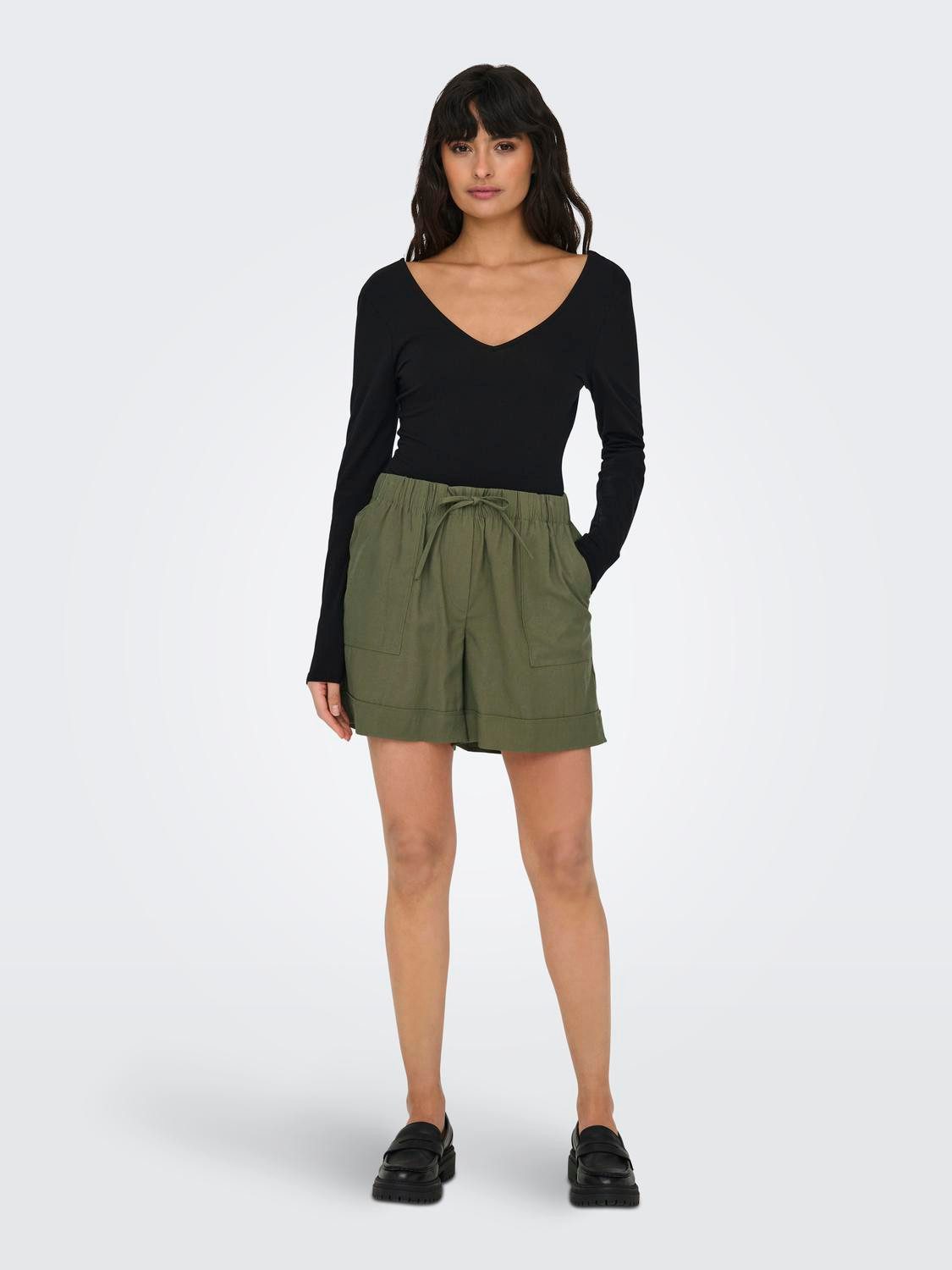 JACQUELINE de YONG Bermudas elastische Taille günstig online kaufen