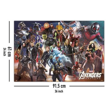 Grupo Erik Poster Avengers: Endgame Poster Line Up 91,5 x 61 cm