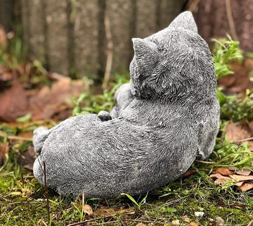 Stone and Style Gartenfigur Steinfigur Katze Tiffy