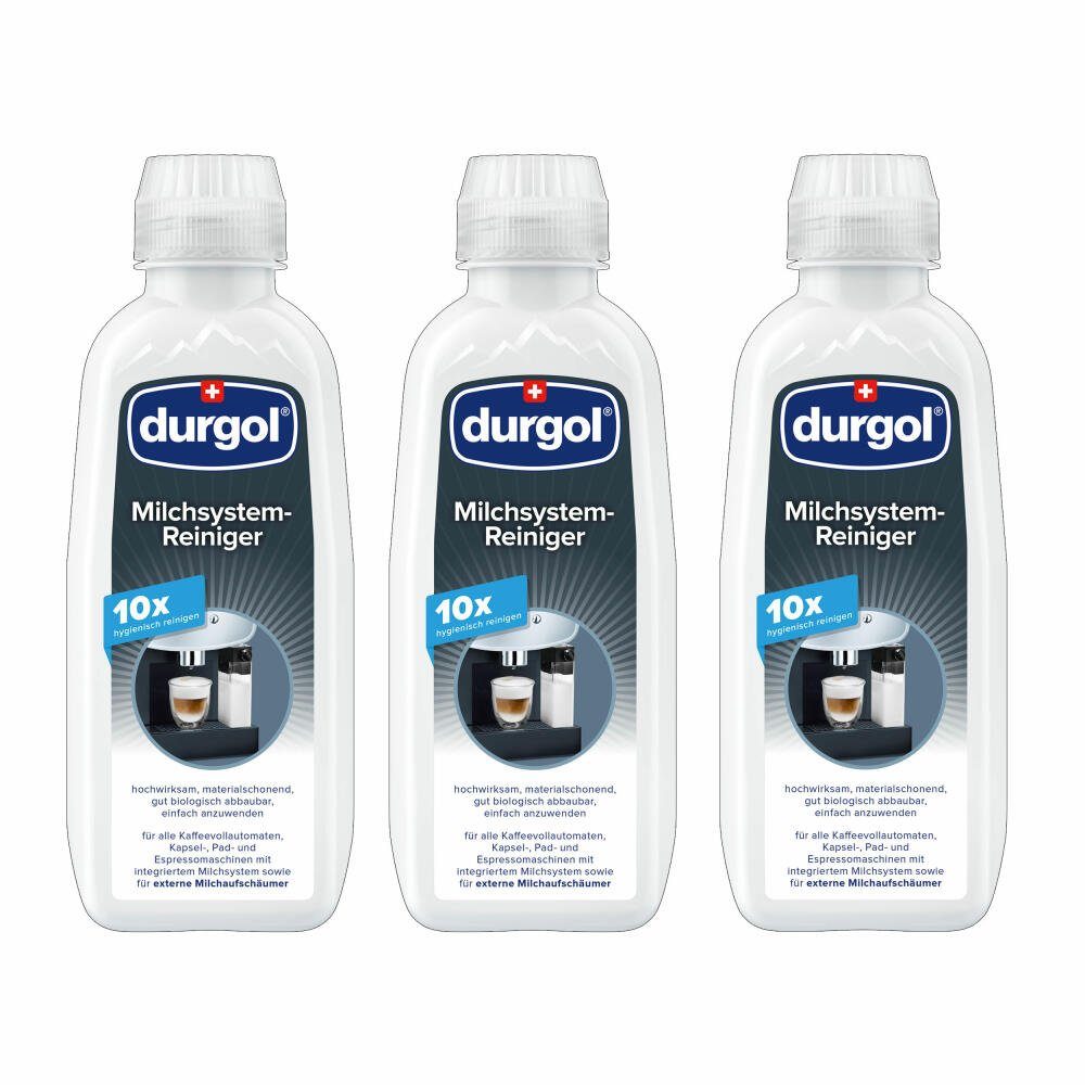 Durgol Milchsystem-Reiniger 3 x 500 ml Milchsystem-Reiniger (Set)
