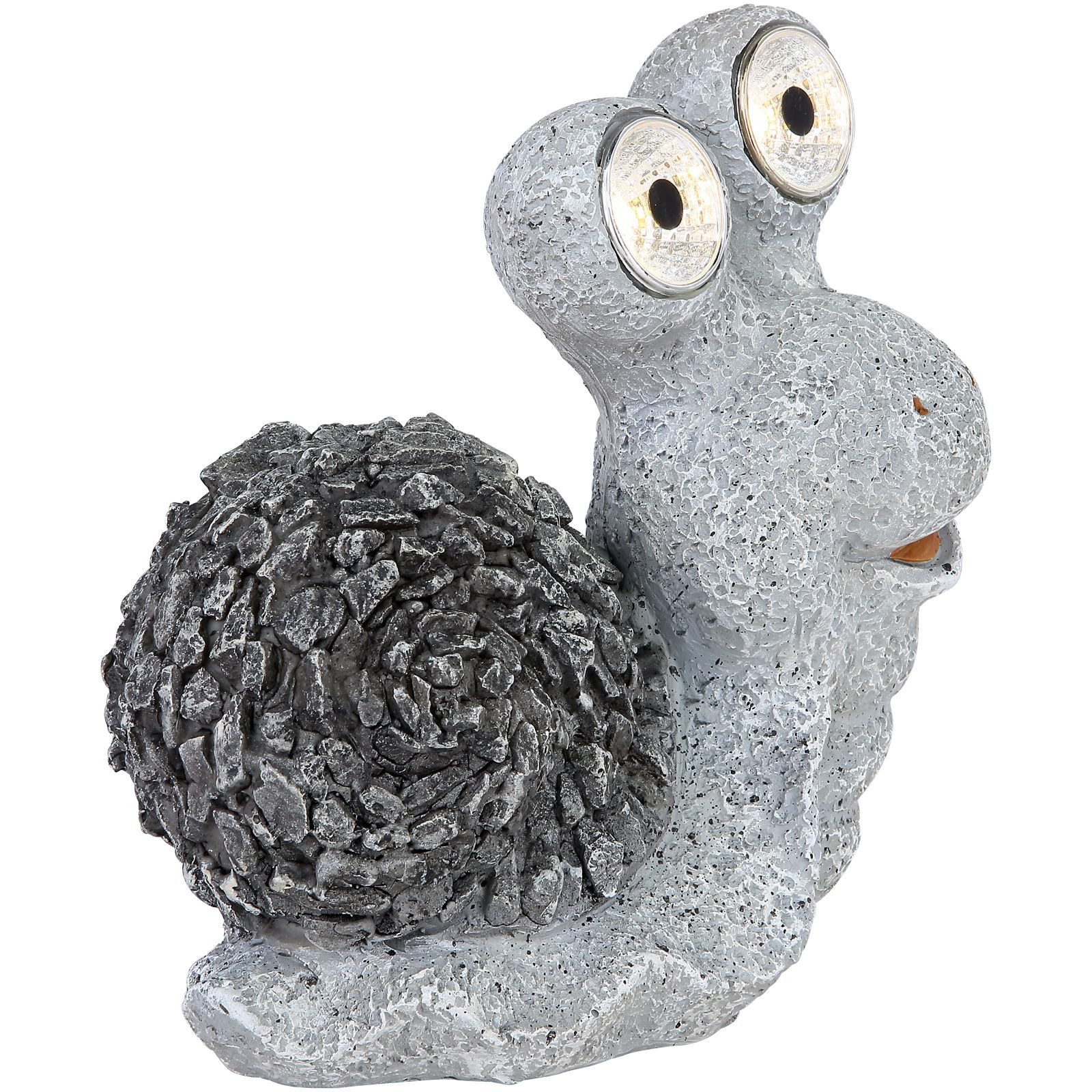 GLOBO LIGHTING LED Solarleuchte Solarleuchte Garten Schnecke Deko Solarlampe Außen Außenleuchte Solar