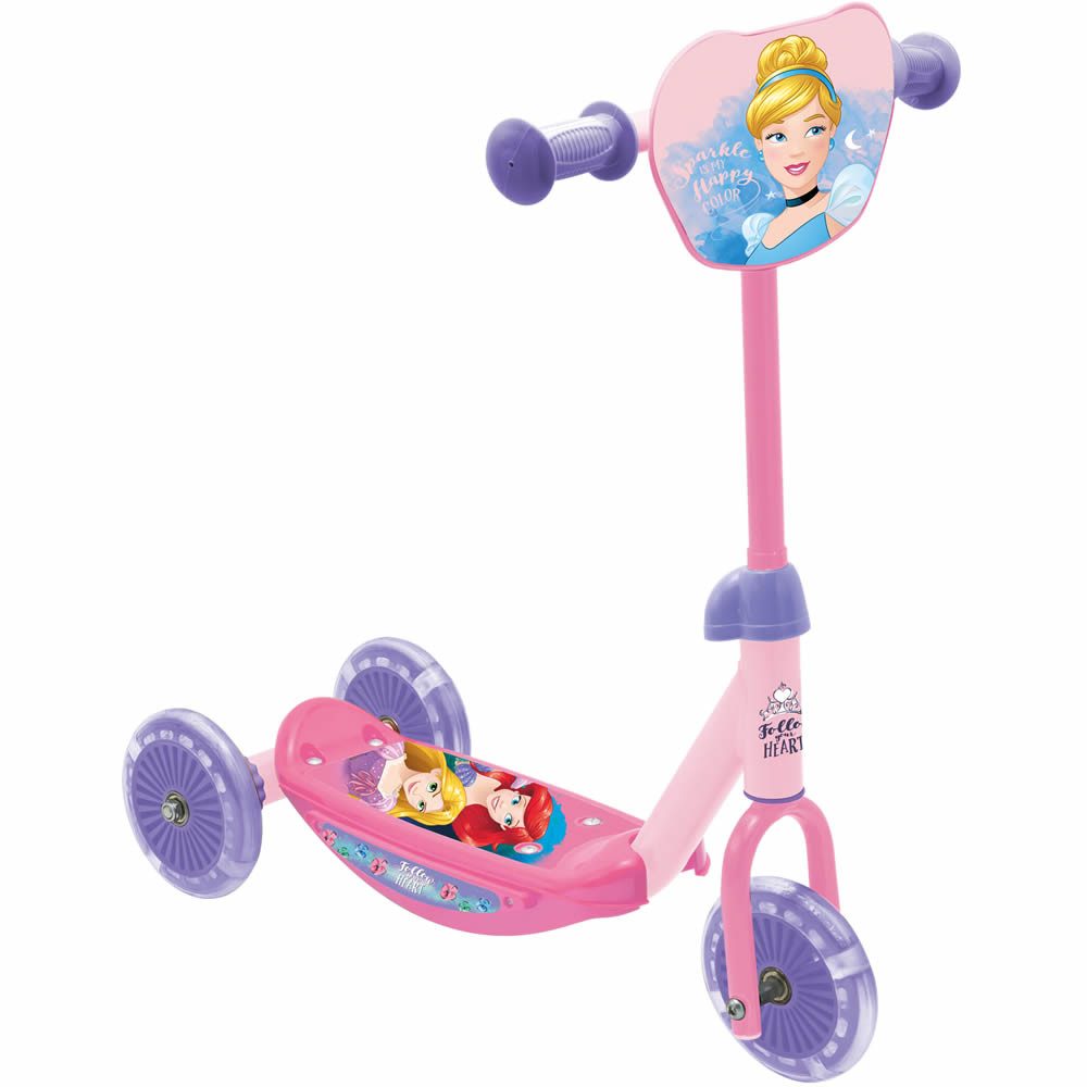 Tretroller Kinderroller 3-Rad Scooter bis 20 kg – Frozen, Princess & Spidey