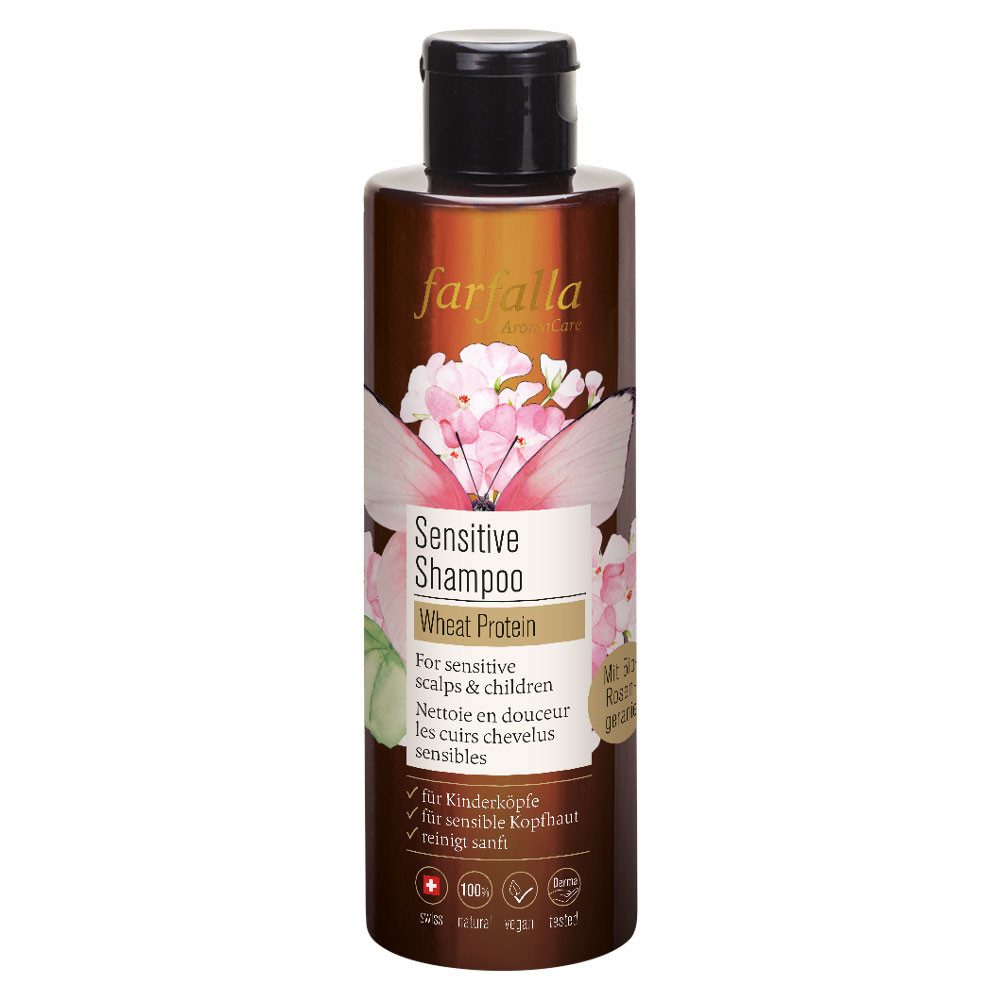 Farfalla Essentials AG Sensitive Shampoo Wheat Protein, Beige, 200 ml