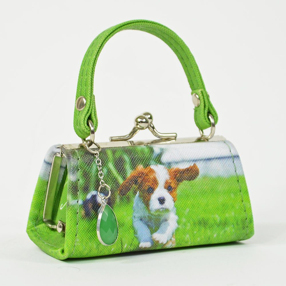 Kögler Mini Spaniel Hund Geldbörse Cavalier Charles Mini King (1-tlg), Bag Münzbörse Fotodruck Geldbörse
