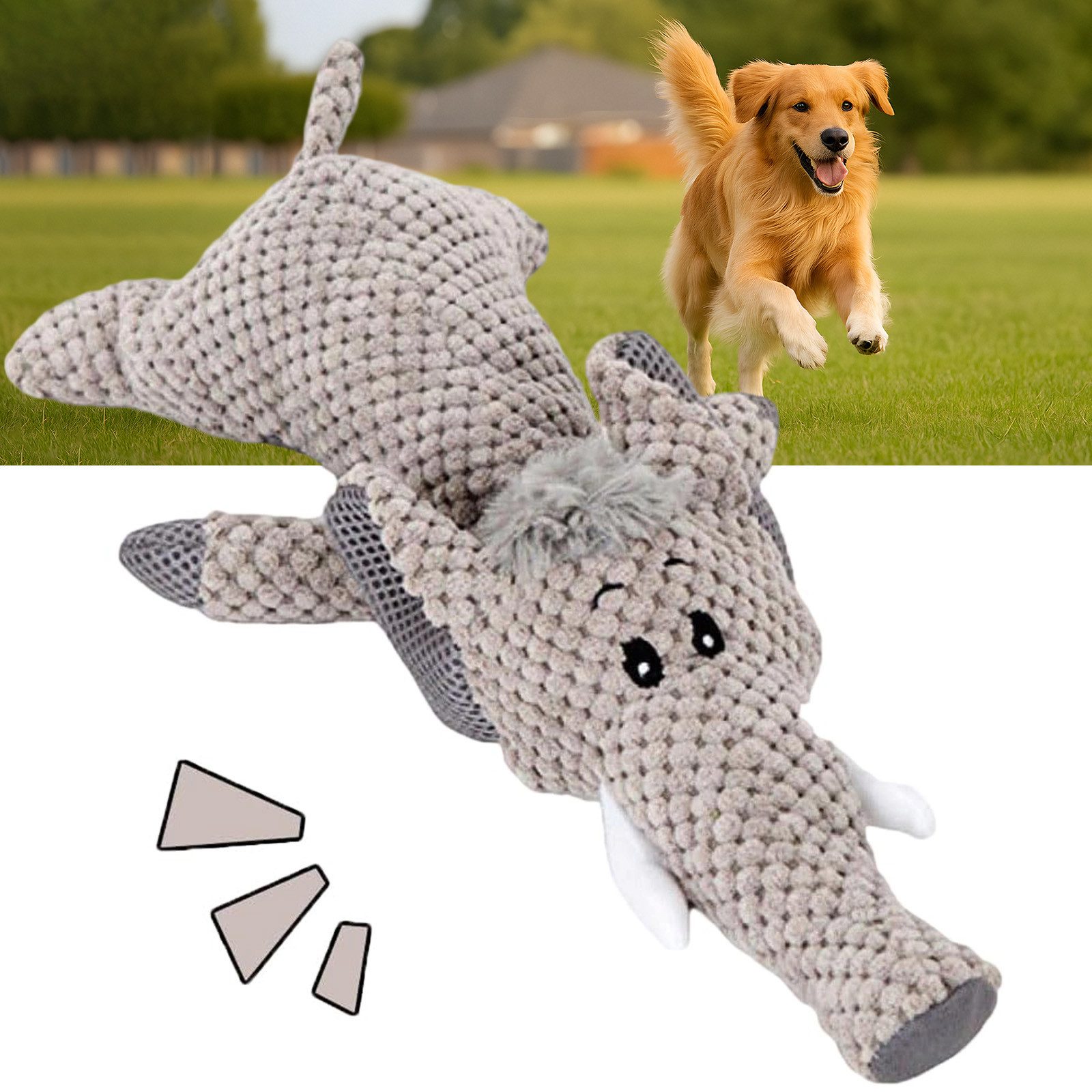 MODFU Tierkuscheltier Hundespielzeug Kauspielzeug für Hunde, Baumwollseil, günstig online kaufen