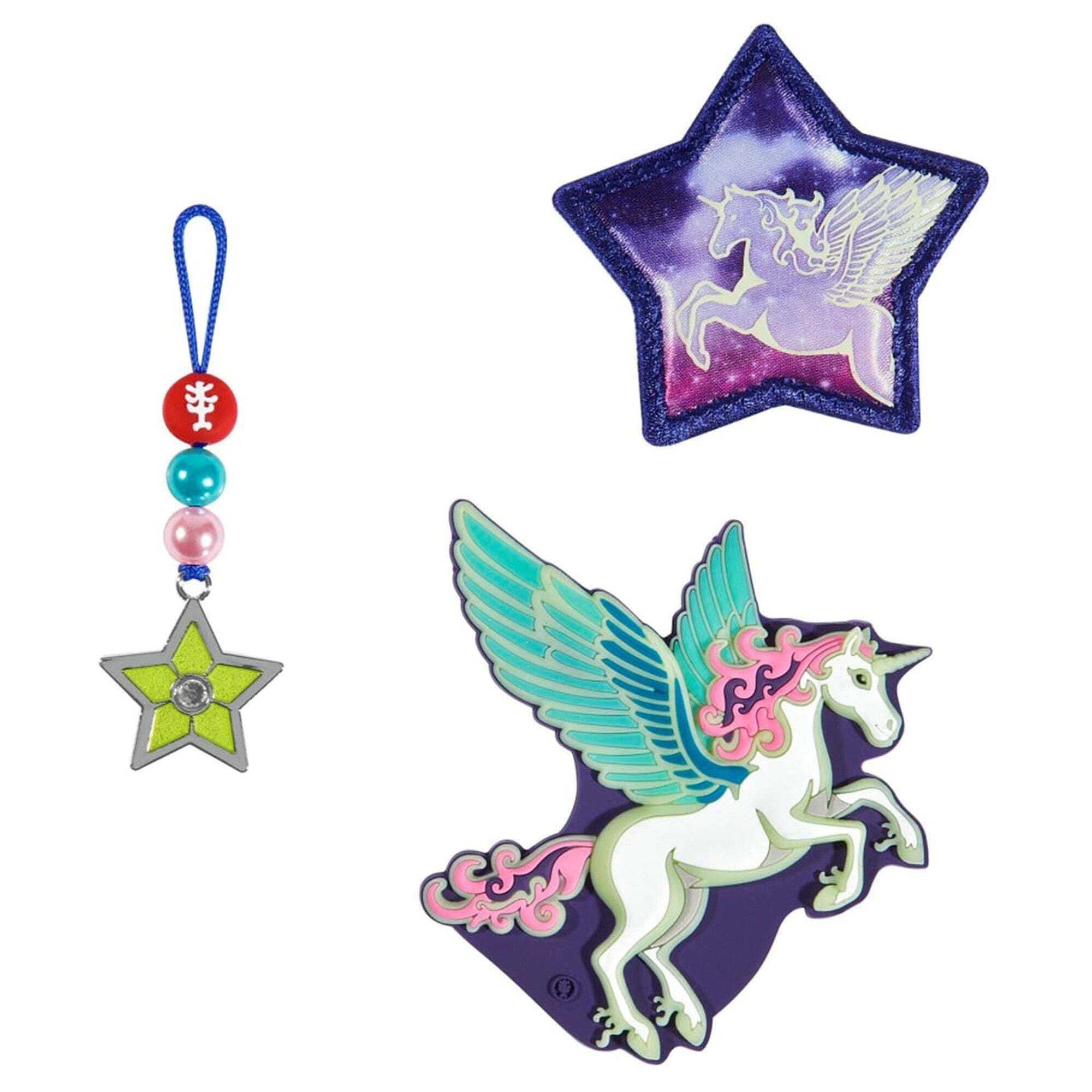 Schulranzen Magic Mags Glow 3tlg. (Pegasus Night Nuala)