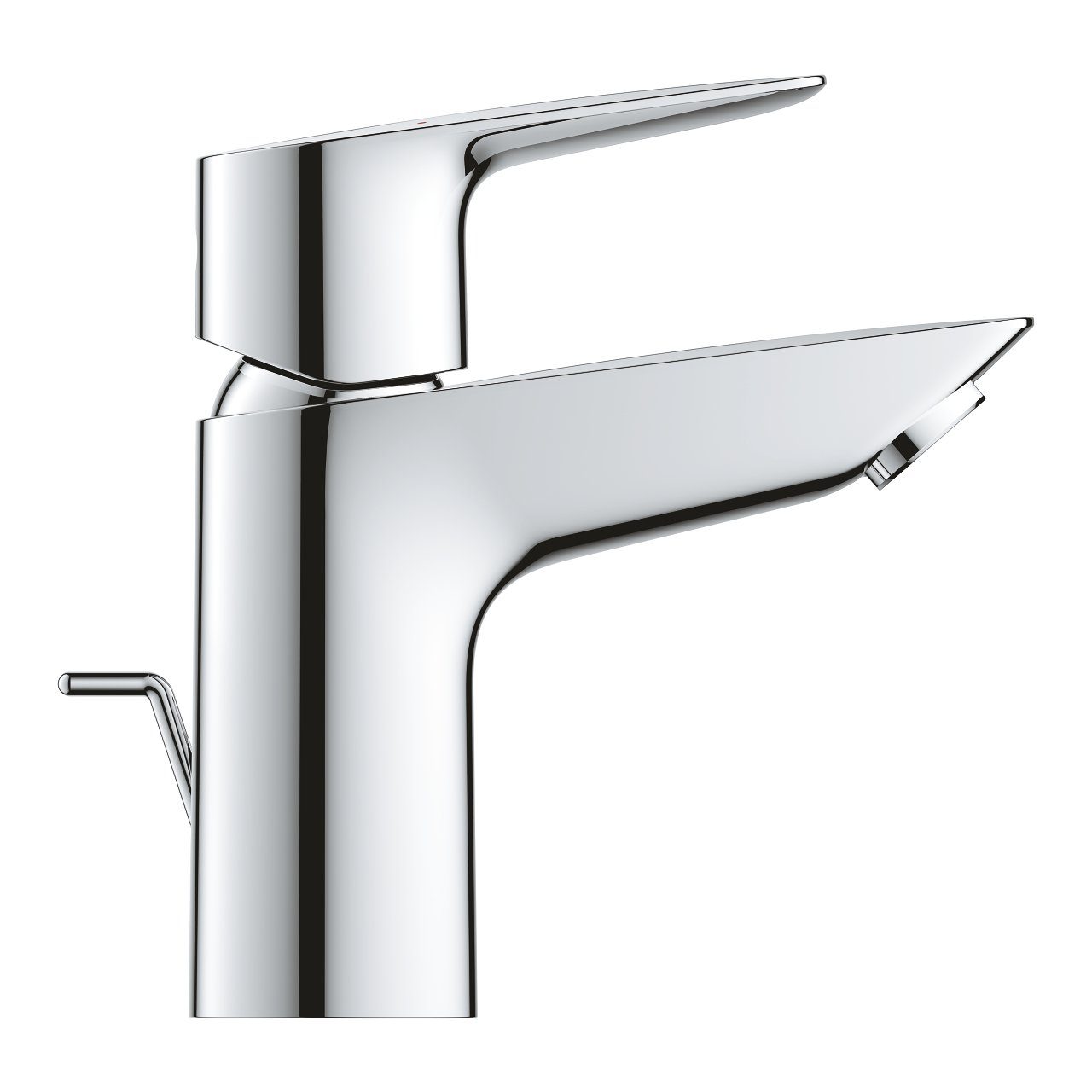 Grohe Waschtischarmatur Grohe Waschtischarmatur Einhebelmischer BauEdge 23328001 (Mit Zugstangen-Ablaufgarnitur) 23328001