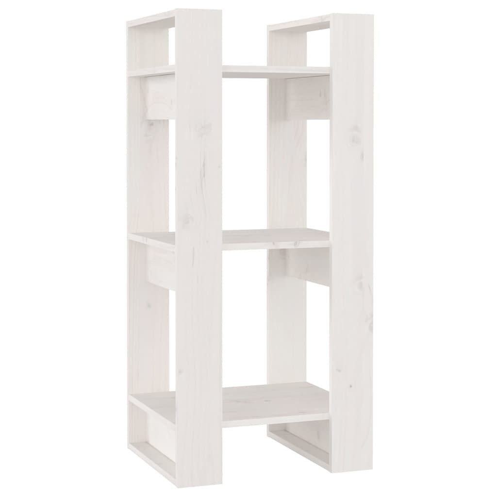 vidaXL Bücherregal Bücherregal/Raumteiler Weiß 41x35x91 cm günstig online kaufen