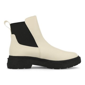 La Strada La Strada 2003204 Damen Chelsea Bootie Off White Leather Pu Ankleboots