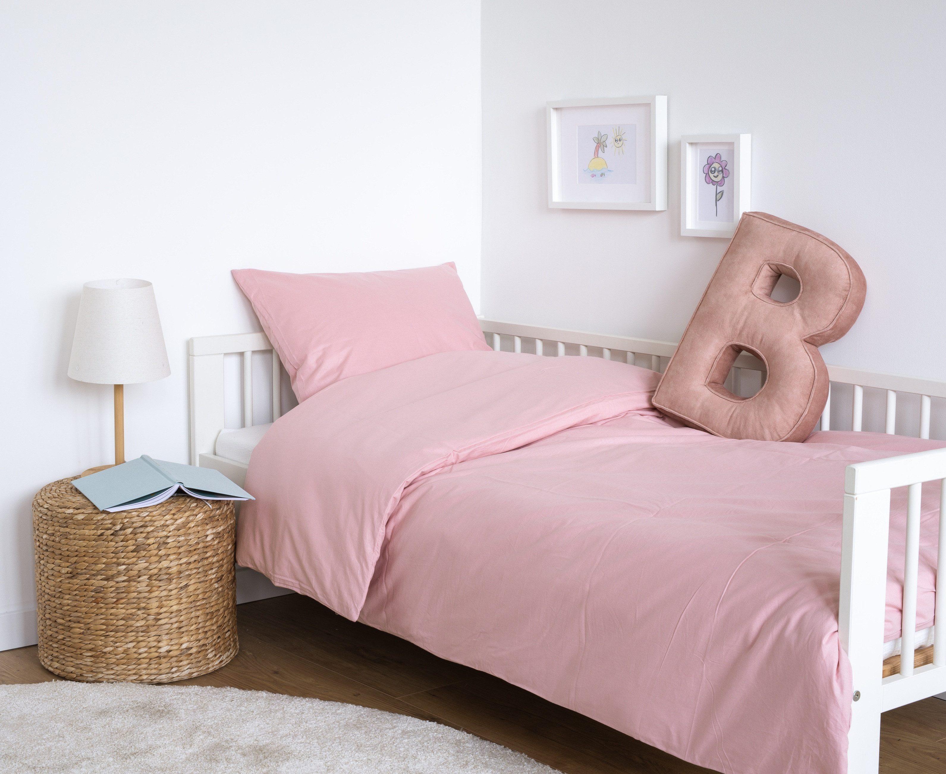 Loolay Bettwäsche Altrosa ROSA Staubrosa Puder Mädchen Babybettwäsche Jugen günstig online kaufen