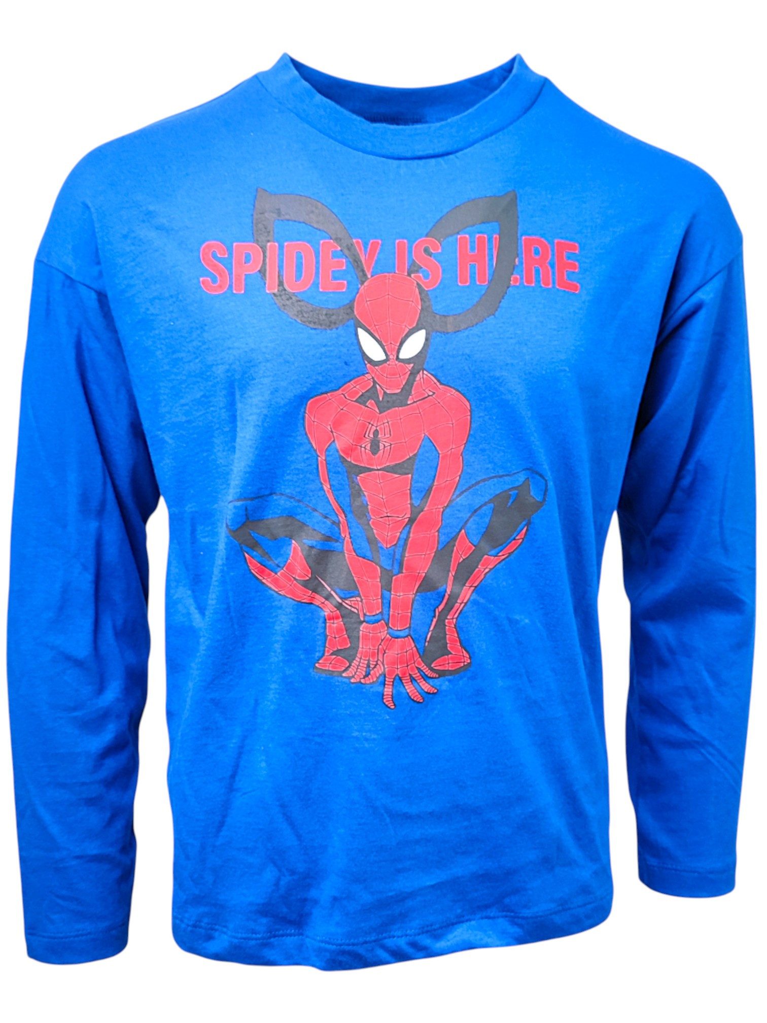 Spiderman Langarmshirt Marvel Jungen Shirt aus Baumwolle Gr. 98 - 128 cm