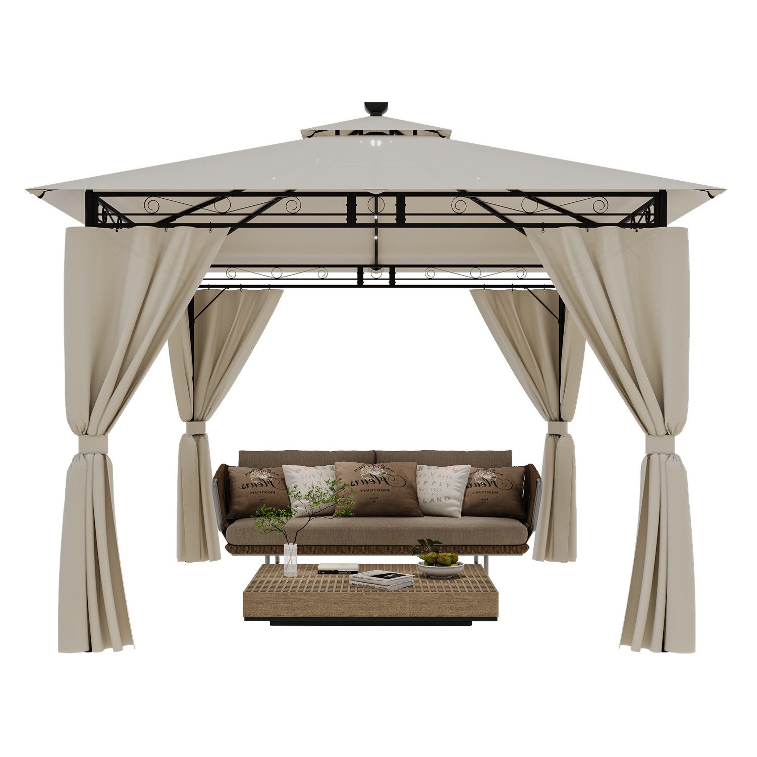 HOMALL Pavillon Garten Gazebo Partyzelt 3 günstig online kaufen
