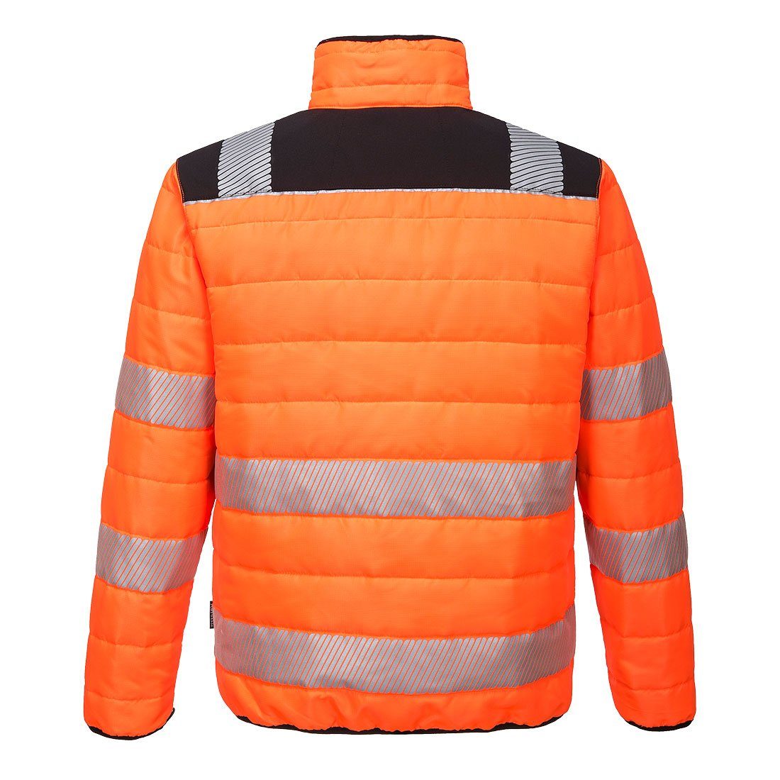 Portwest Arbeitsjacke PW3 Warnschutz-Steppjacke Orange/Schwarz