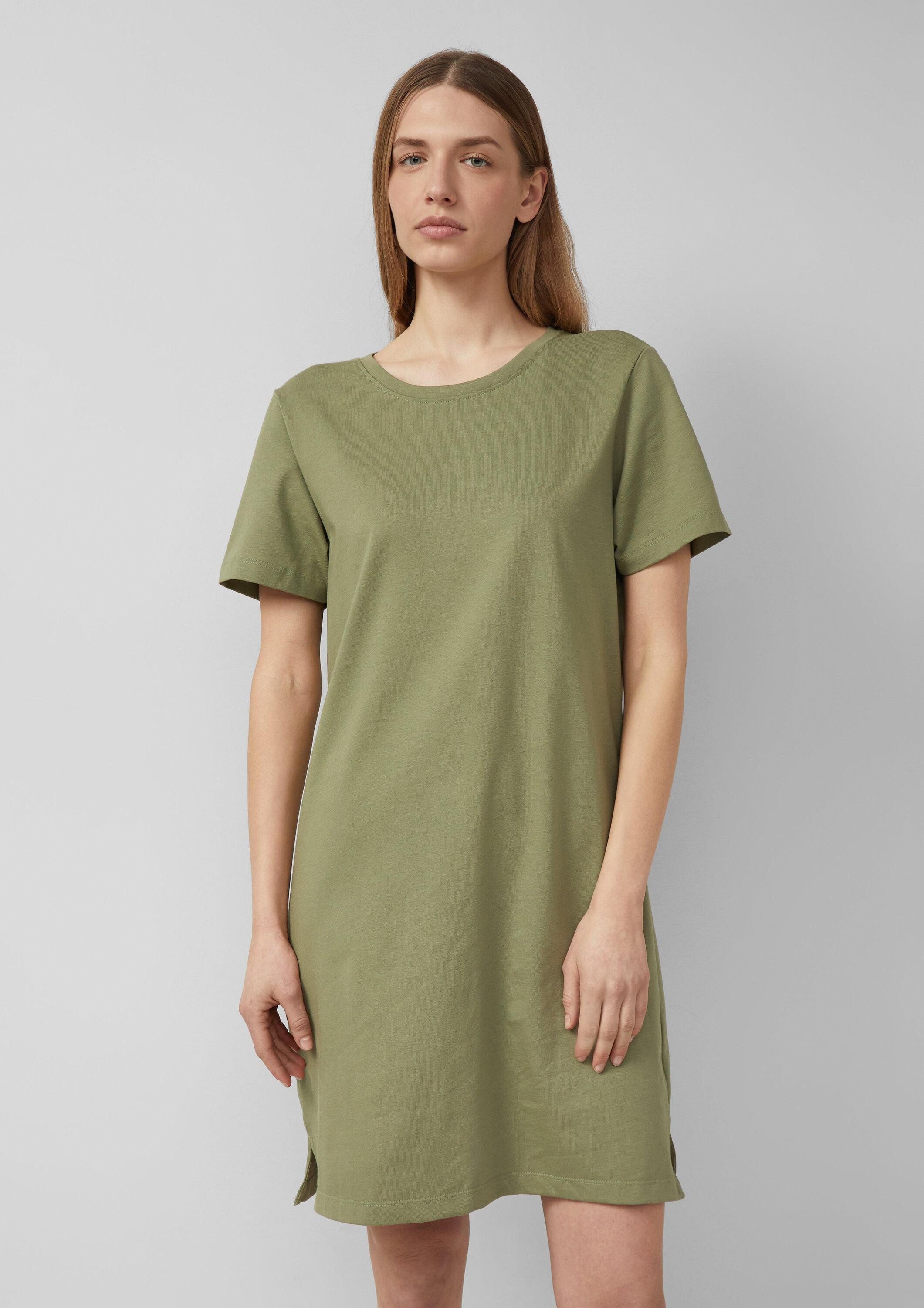 s.Oliver Midikleid Kleid Jersey-Kleid mit seitlichen Schlitzen