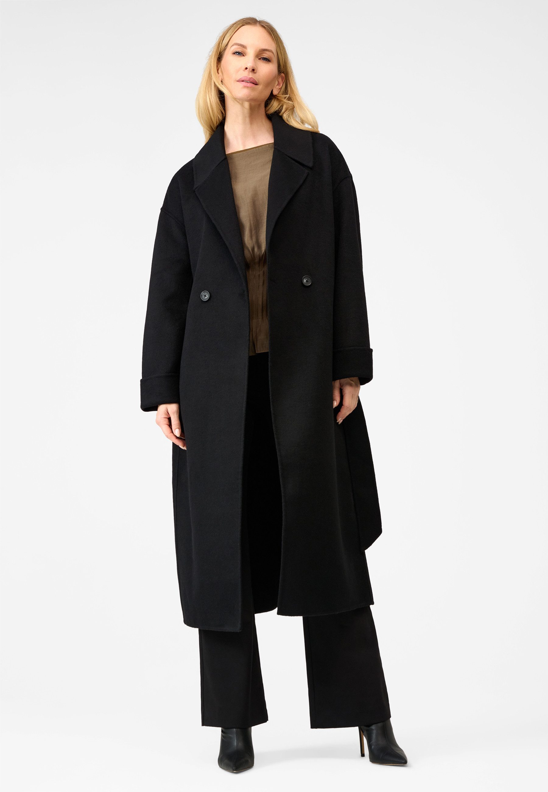 RICANO Wollmantel Elodie Damen Wollmantel mit Reverskragen günstig online kaufen