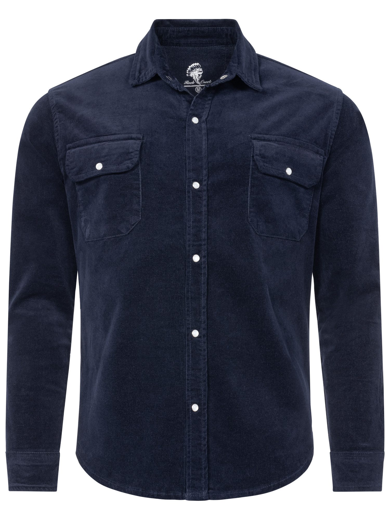 Rock Creek Outdoorhemd Cordhemd Herren Hemd H-412 Langarm, Kentkragen