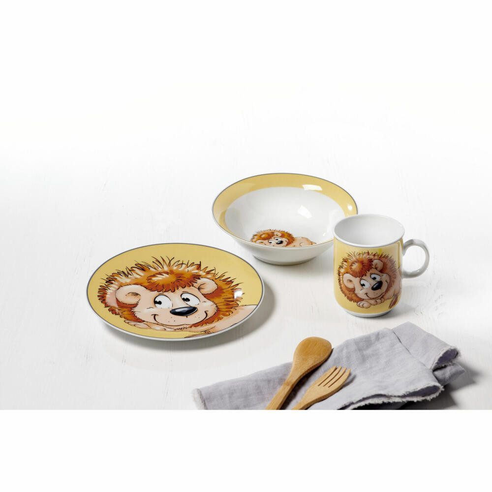 Ritzenhoff & Breker Kinderschale Happy Zoo Leo Ø 16.5 cm, Porzellan