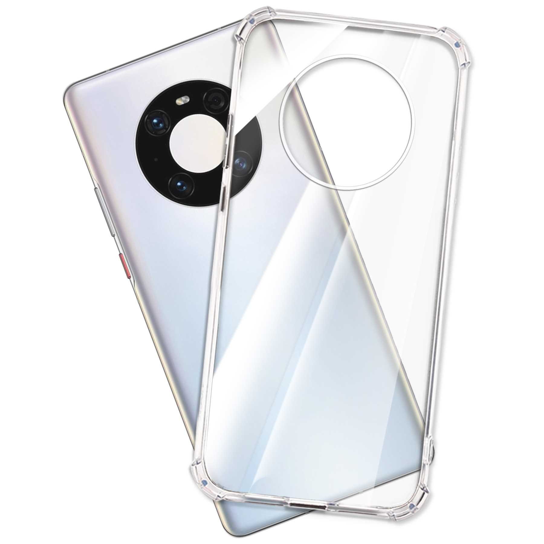 mtb more energy Smartphone-Hülle Clear Armor Case für Huawei Mate 40 Pro, Transparente TPU Schutzhülle Case Backcover mit Anti-Shock Verstärkung