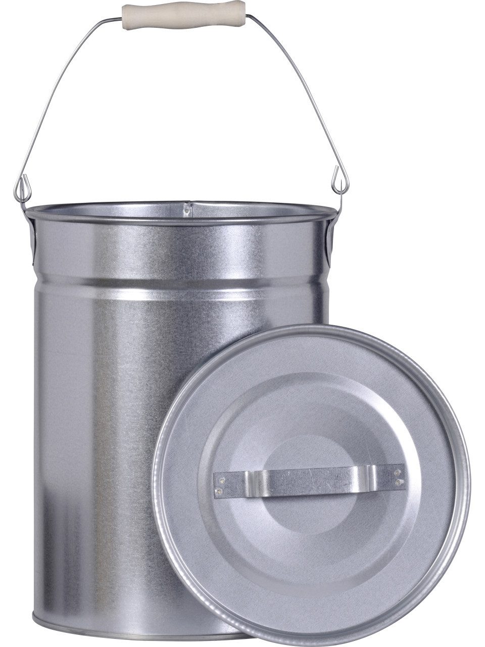 Firefix Mülleimer FireFix Ascheeimer mit Deckel Ø 25 cm, Höhe: 30