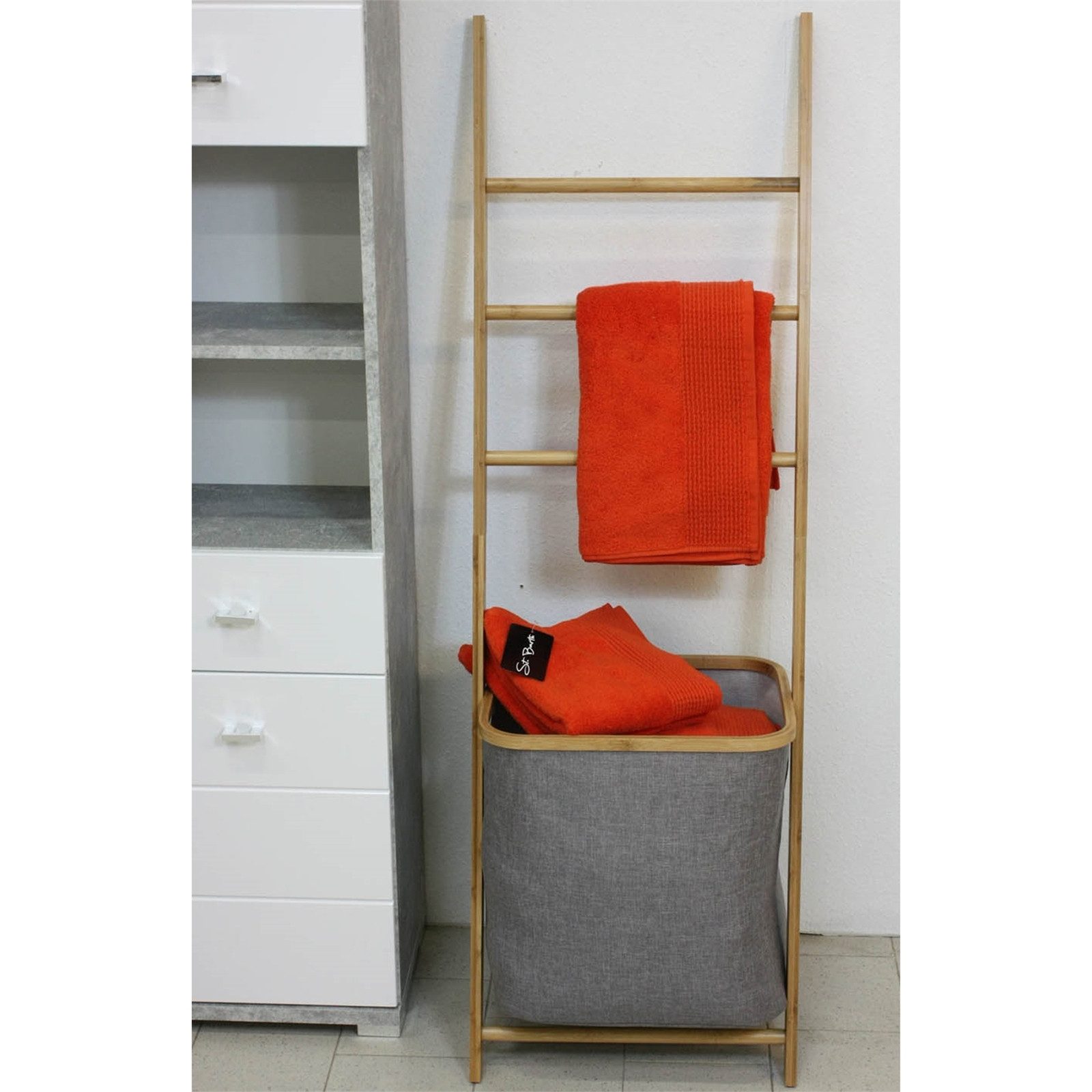 HTI-Living Handtuchhalter Wäscheleiter mit Wäschesack, Handtuchhalter 3 Spr günstig online kaufen