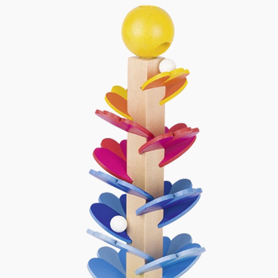goki Spielzeug-Musikinstrument Murmelspiel Klangpagode, (packung, 2 tlg., set), sehr schönes Klangerlebnis
