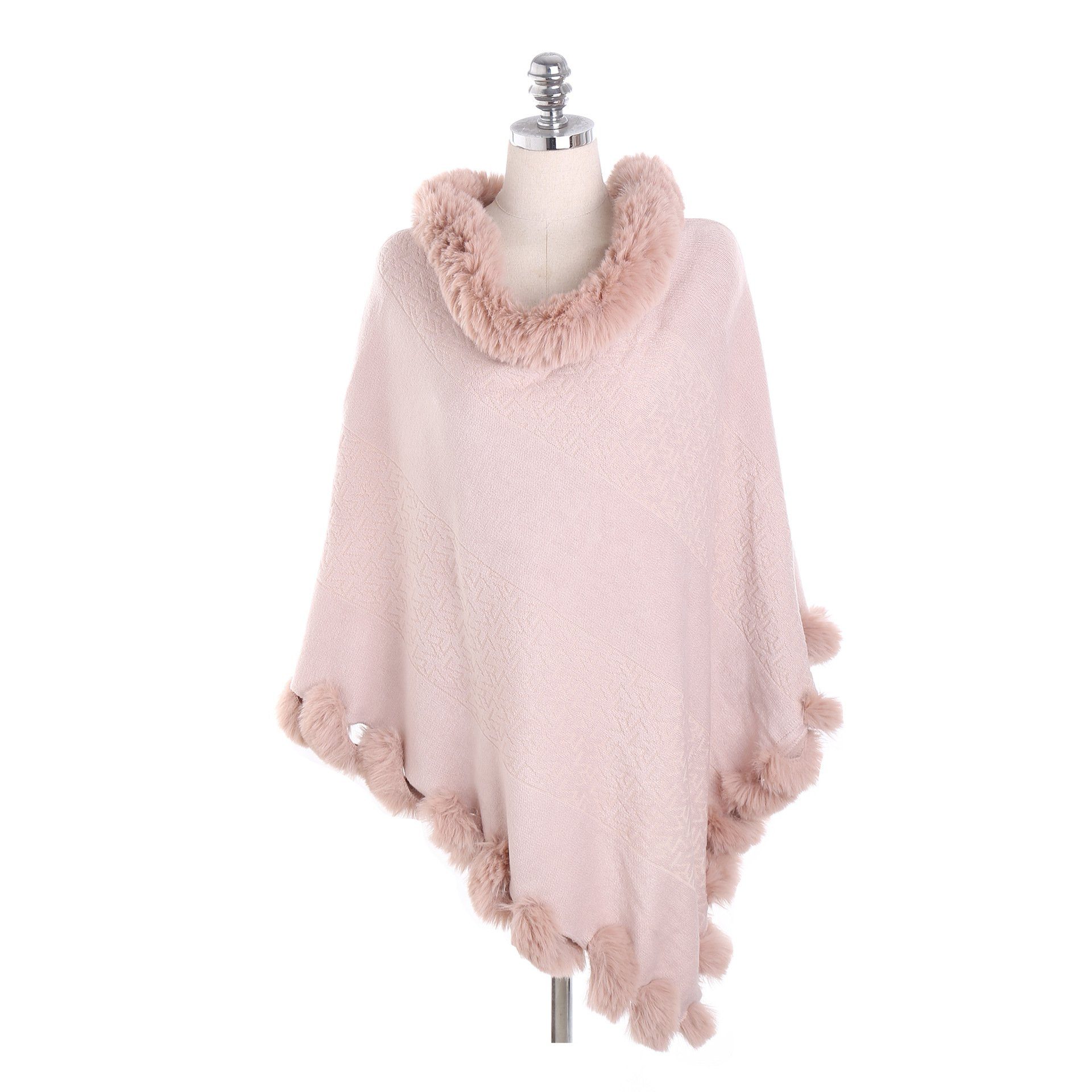 Poncho XDeer Modeschal Winterschal Frauen Halstuch in Geschenk Damen für Schal,XXL kuscheliger, Damen Schal,Warm pink Poncho