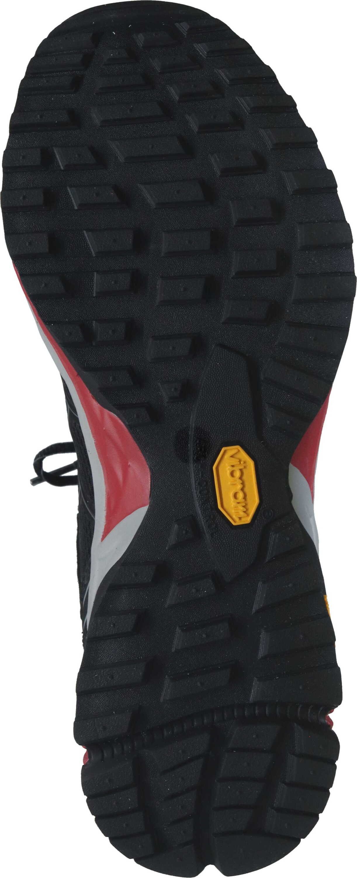 Mesh schwarz/rot aus Outdoor Wanderschuh Meindl