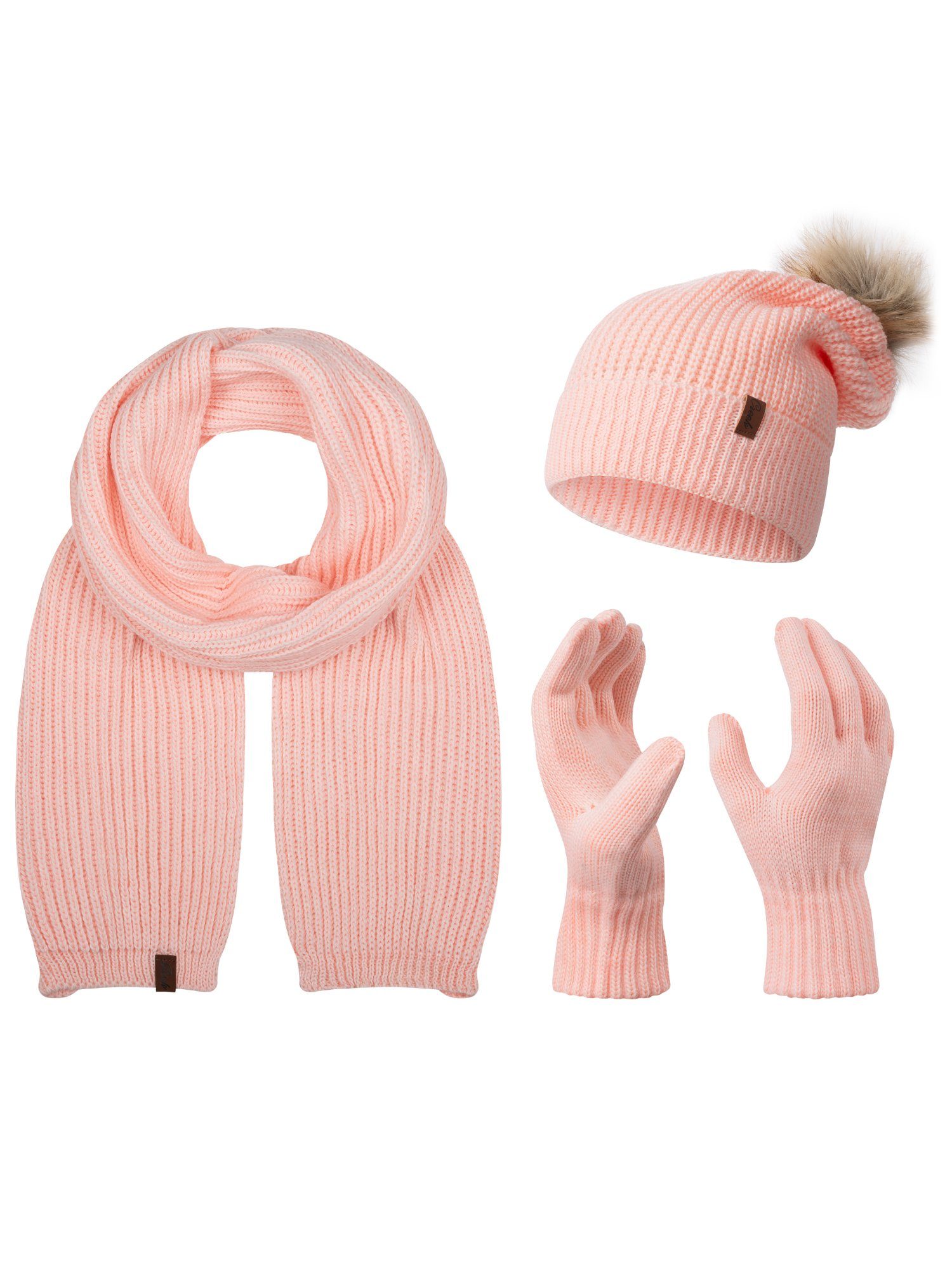 Rock Creek Mütze & Schal Schal Mütze Handschuhe Set U-103