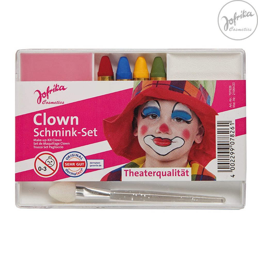 jofrika Schmink-Set Jofrika Karneval Schmink-Set 'Clown' 707826, Thea
