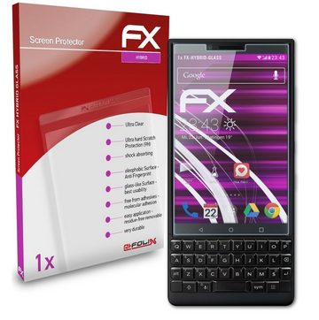 atFoliX Schutzfolie Panzerglasfolie für Blackberry Key2, Ultradünn und superhart
