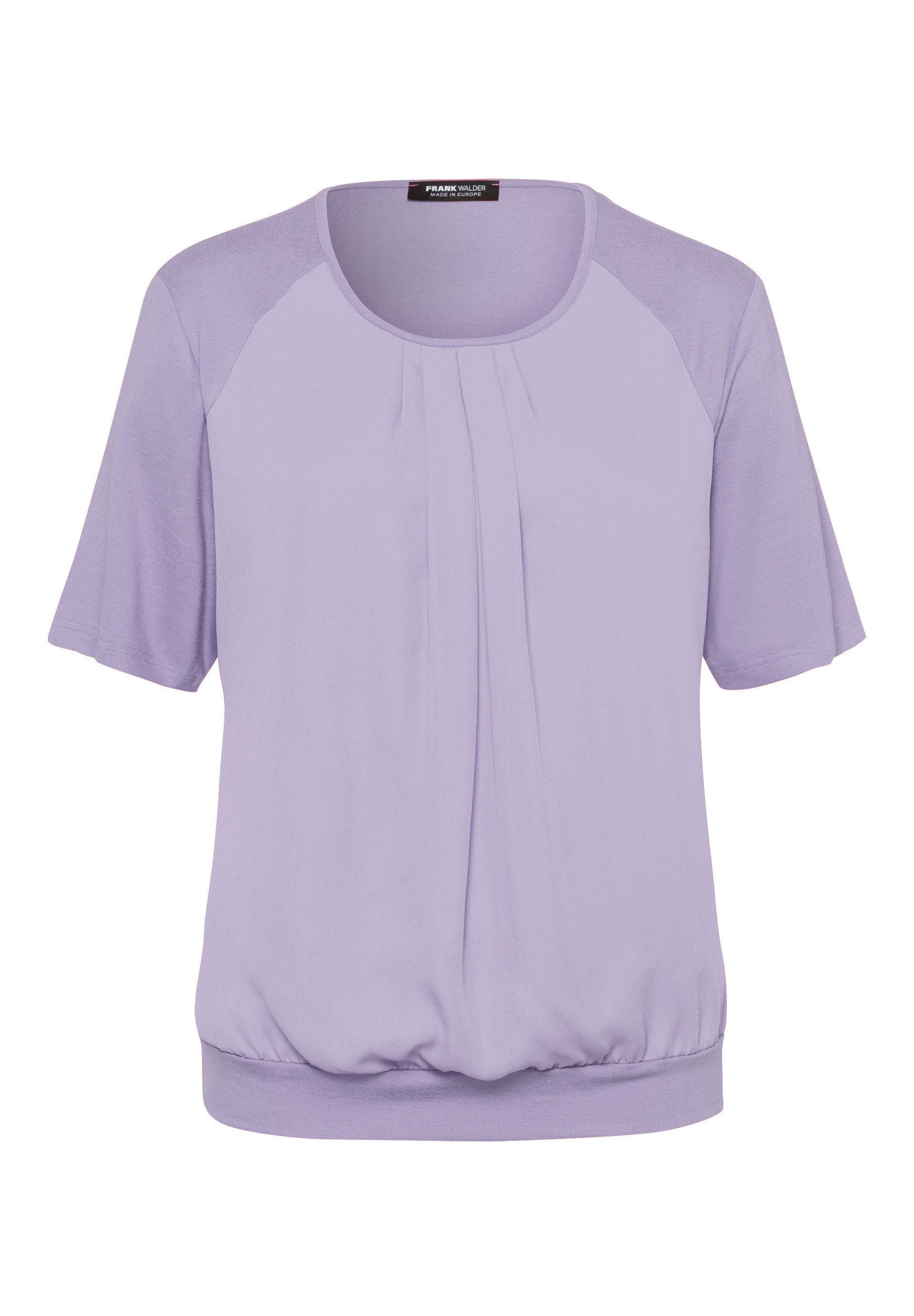 FRANK WALDER T-Shirt im Materialmix günstig online kaufen