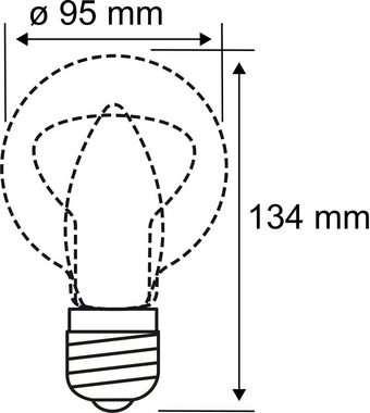 Paulmann LED-Filament Zigbee Filament Globe 7 W E27 2.200 - 6.500K TunableWhite, E27, 1 St., Neutralweiß, Tageslichtweiß, Warmweiß