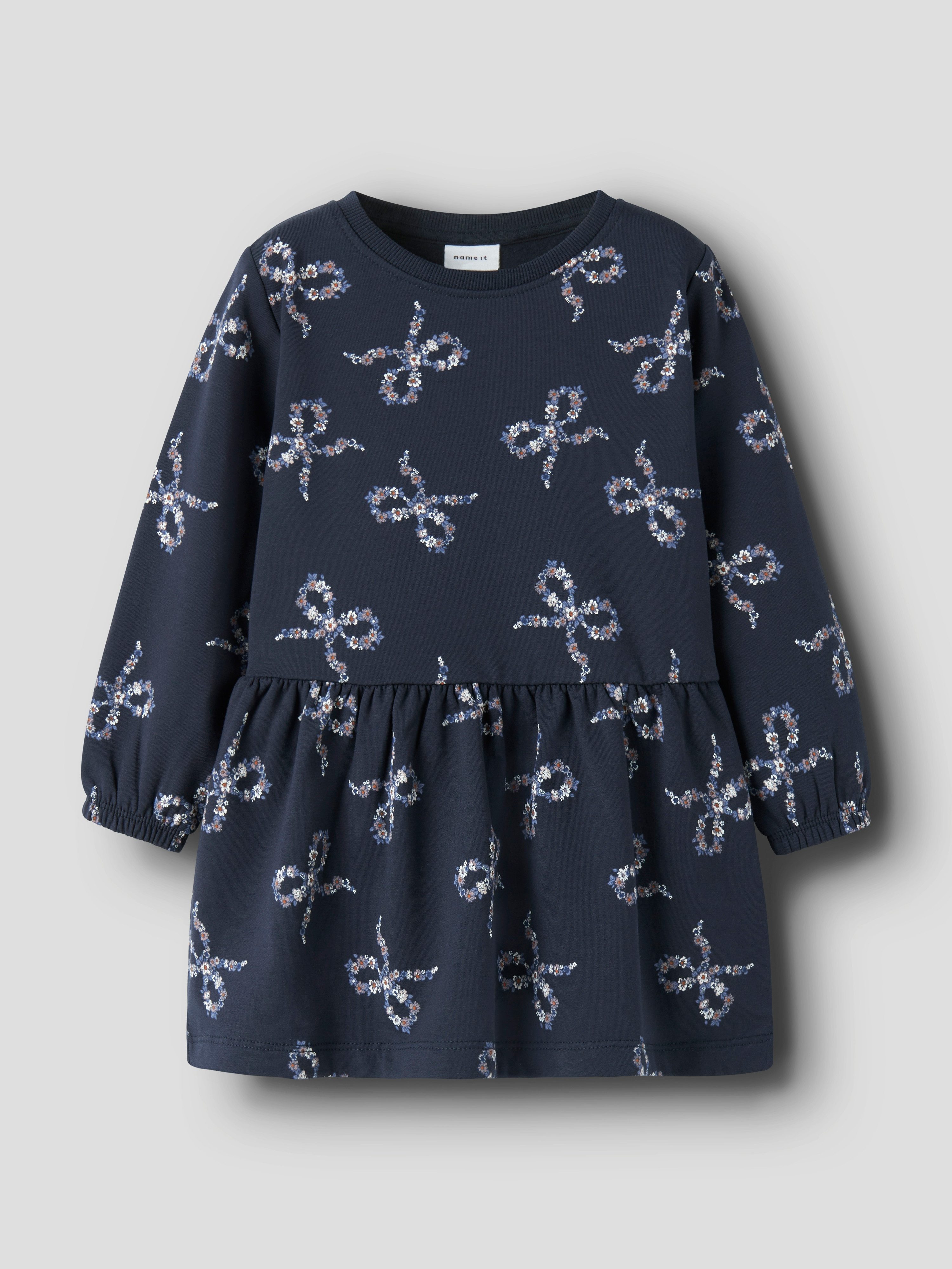 Name It Minikleid NMFOLUKRIA LS SWEAT DRESS BRU