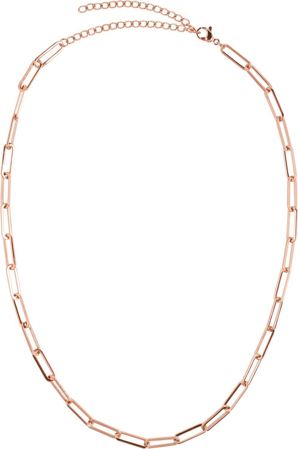 styleBREAKER Gliederkette Edelstahl Glieder Halskette (1-tlg) günstig online kaufen