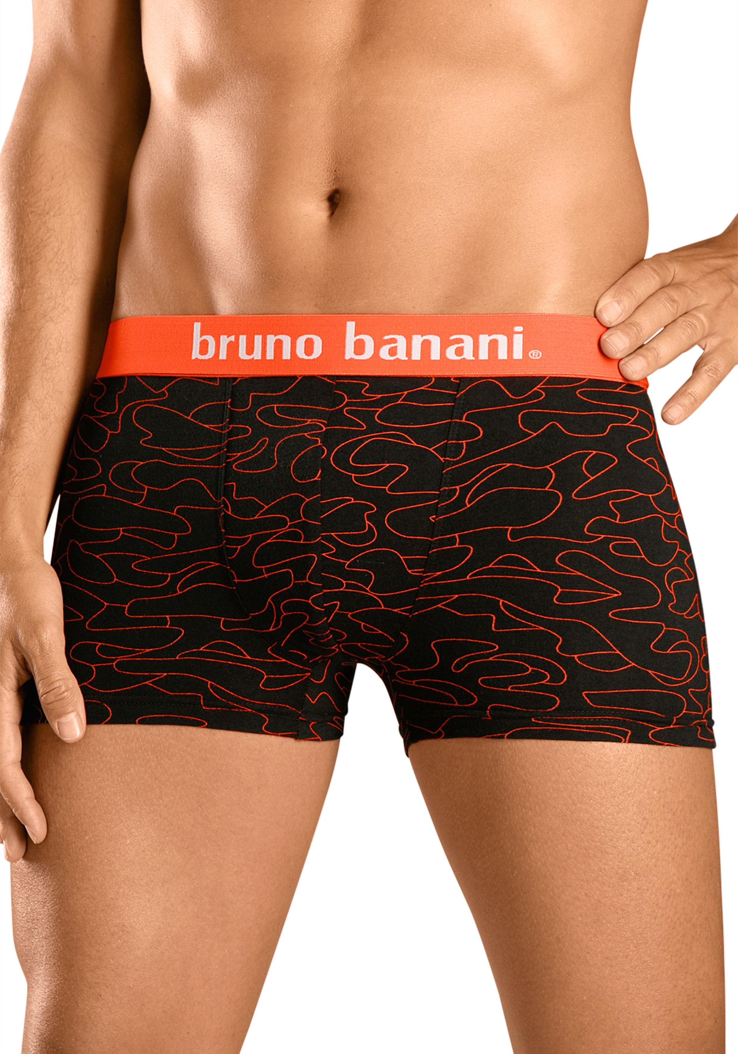 Bruno Banani Boxer Boxershorts für Herren (Packung, 4-St) mit Kontrast-Webbund