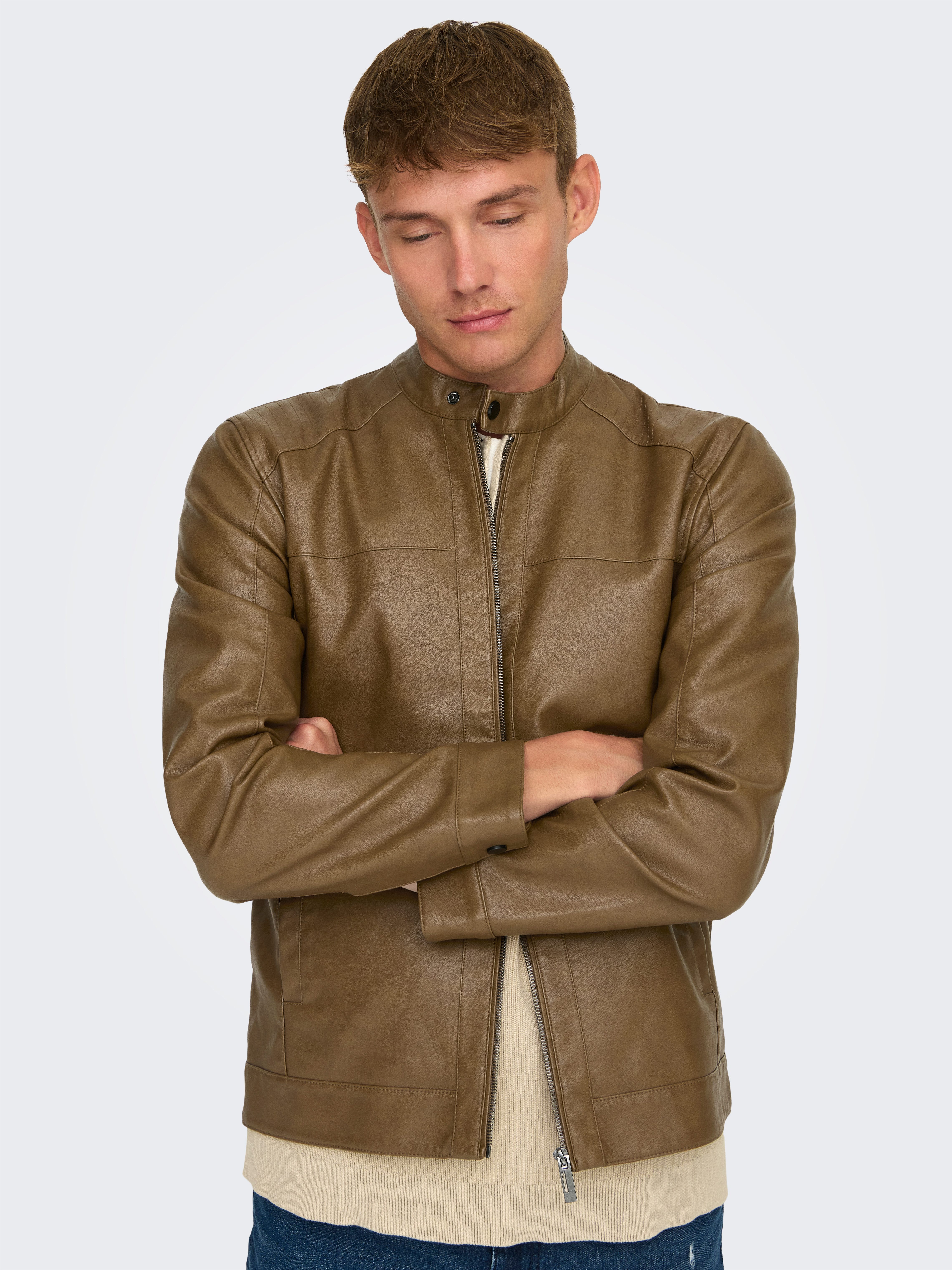 Bikerjacke MIKE PU RACER JACKET