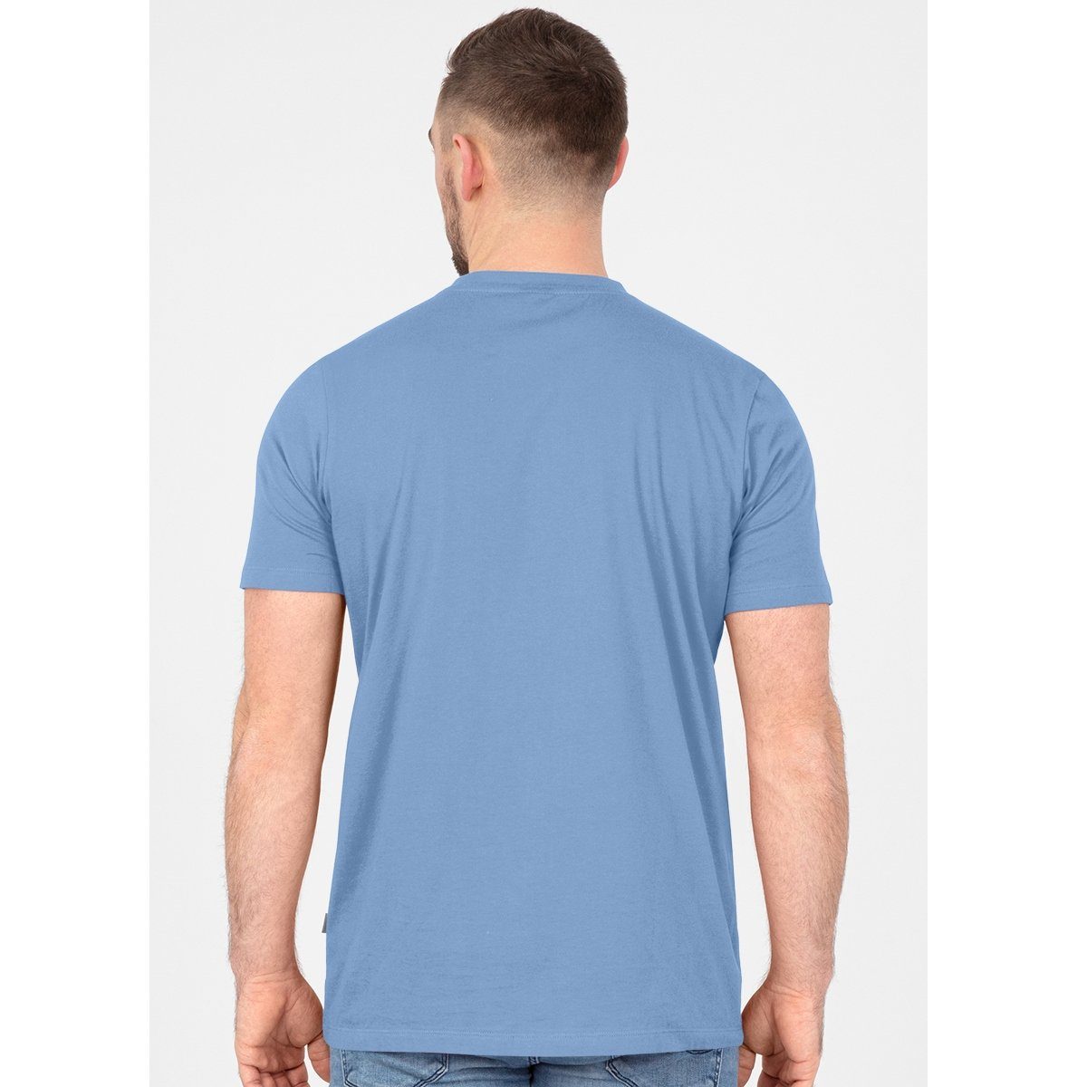 Jako eisblau Organic T-Shirt Kurzarmshirt