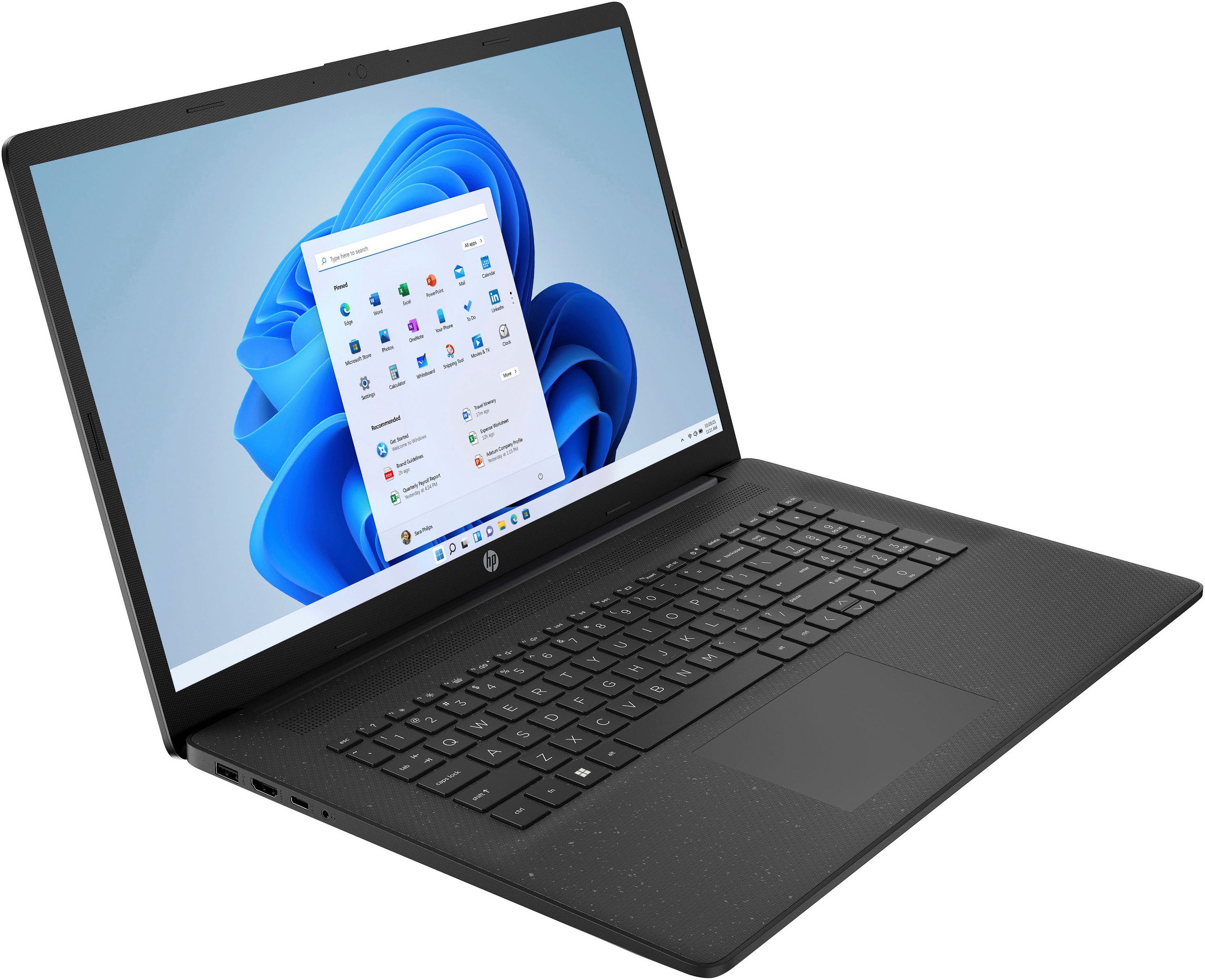HP 17-cp AMD Notebook (43,9 cm/17,3 Zoll, AMD Ryzen 5 7520U, Radeon Graphics, 16 GB, 512 GB SSD)