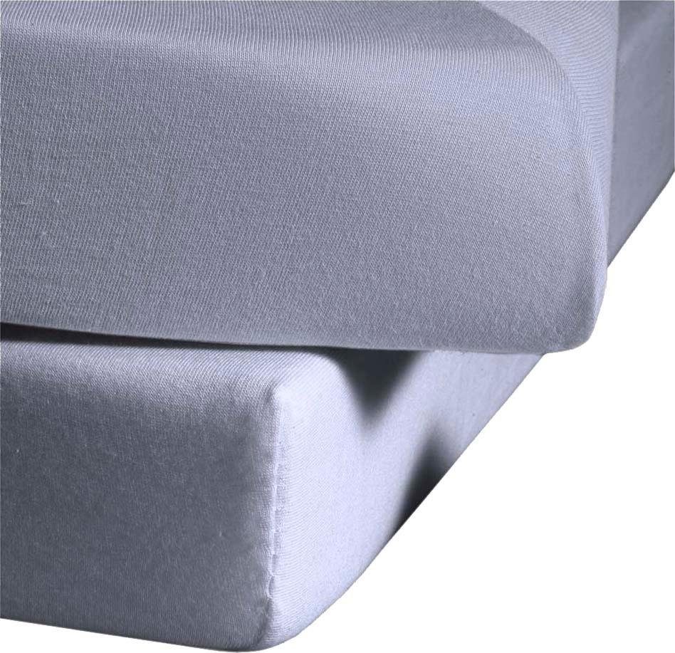 fleuresse Spannbettlaken Comfort, Jersey-Elasthan, Gummizug: rundum, günstig online kaufen
