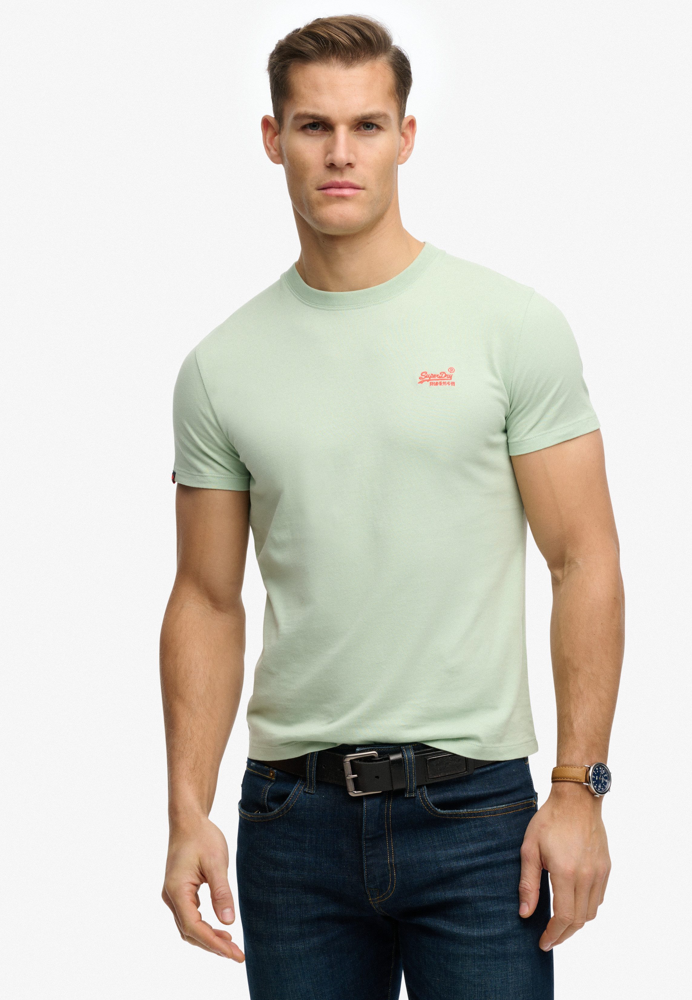 Superdry Rundhalsshirt ESSENTIAL LOGO EMB TEE günstig online kaufen