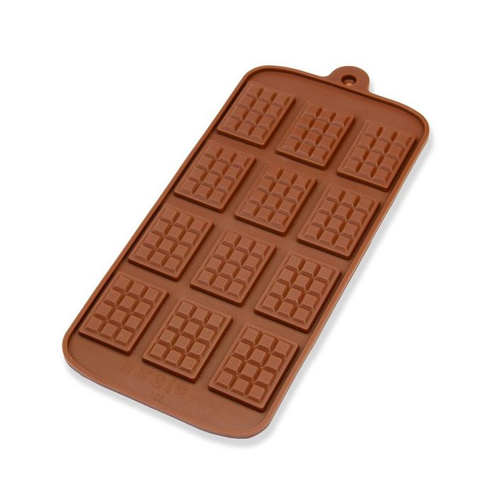 wisefood Backform Silikonform Schokolade - braun 21x10 5x0 5cm (2-tlg)
