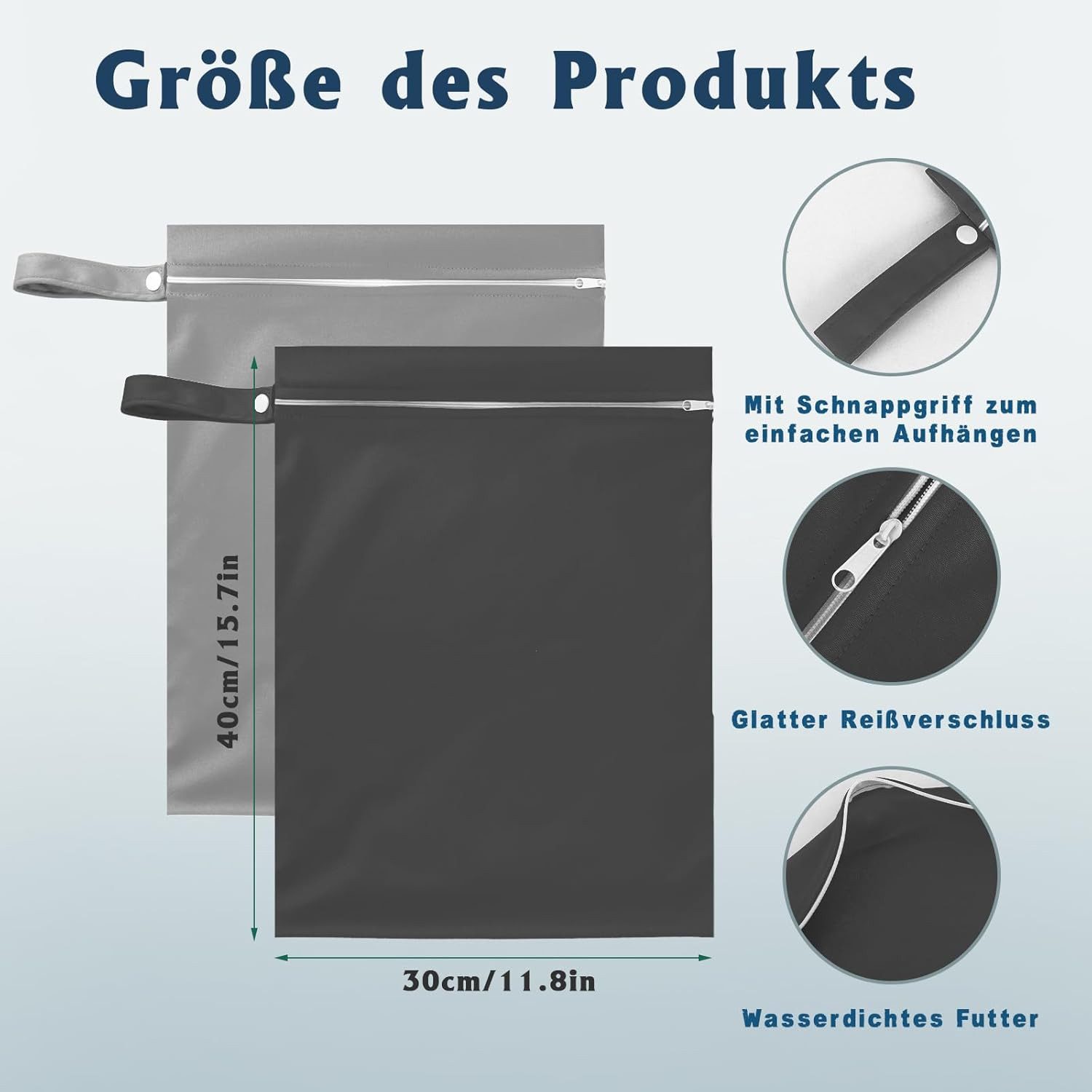 Coonoor Wäschenetz 2 Stück Nasstasche,Wetbag Schwimmsachen wasserdichte Wet günstig online kaufen