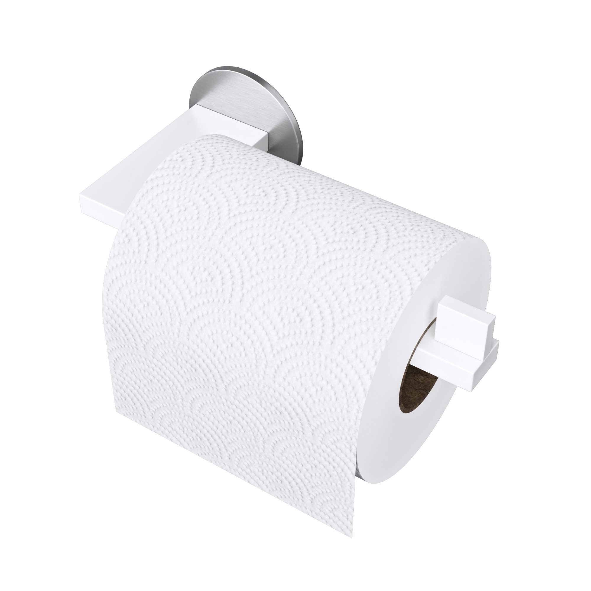 doporro Toilettenpapierhalter Klopapierhalter Moderner Klorollenhalter aus Edelstahl Lino-04, Hochwertiger 304 Edelstahl, rutschfeste Konstruktion