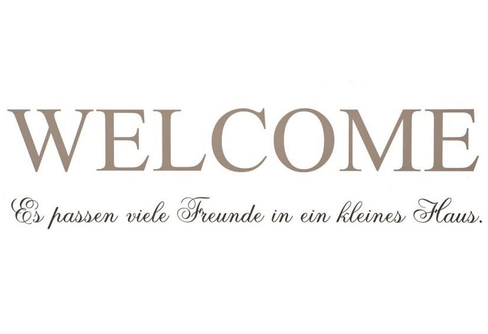 Home affaire Wandtattoo »WELCOME«-Otto