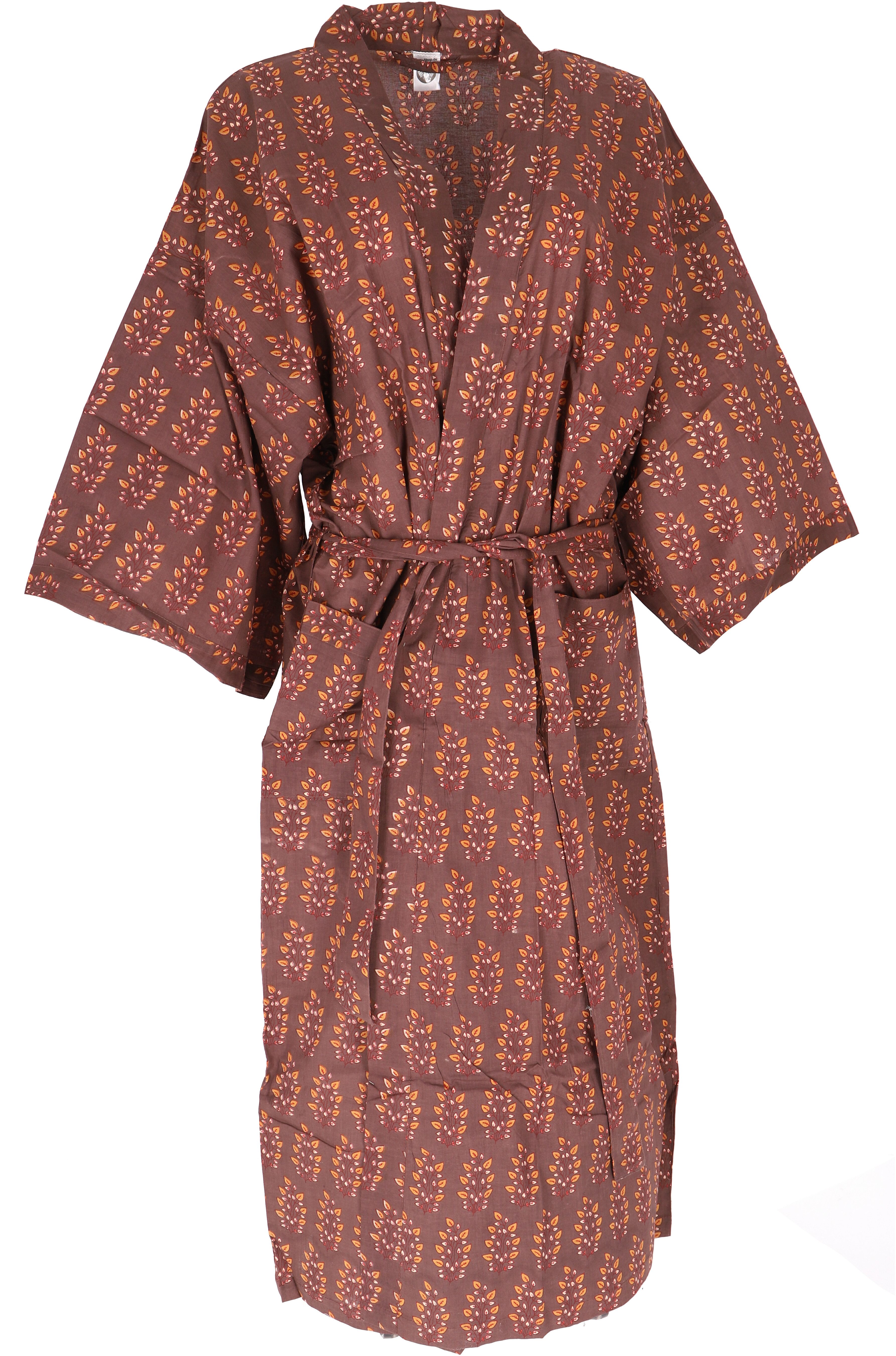 Guru-Shop Kimono Kimono im Japan Style, handbedruckter Unisex.., alternative Bekleidung