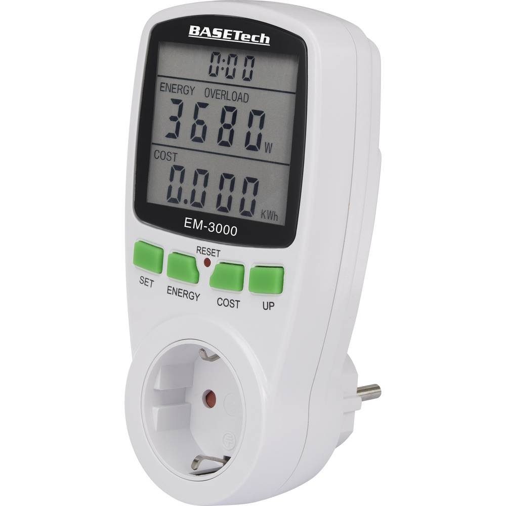 Basetech Energiekostenmessgerät Energiekostenmessgerät BT-1611632, Kostenprognose